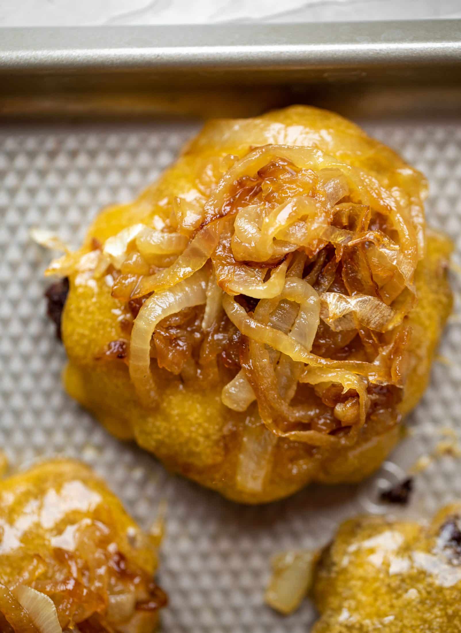 caramelized onion smash burger