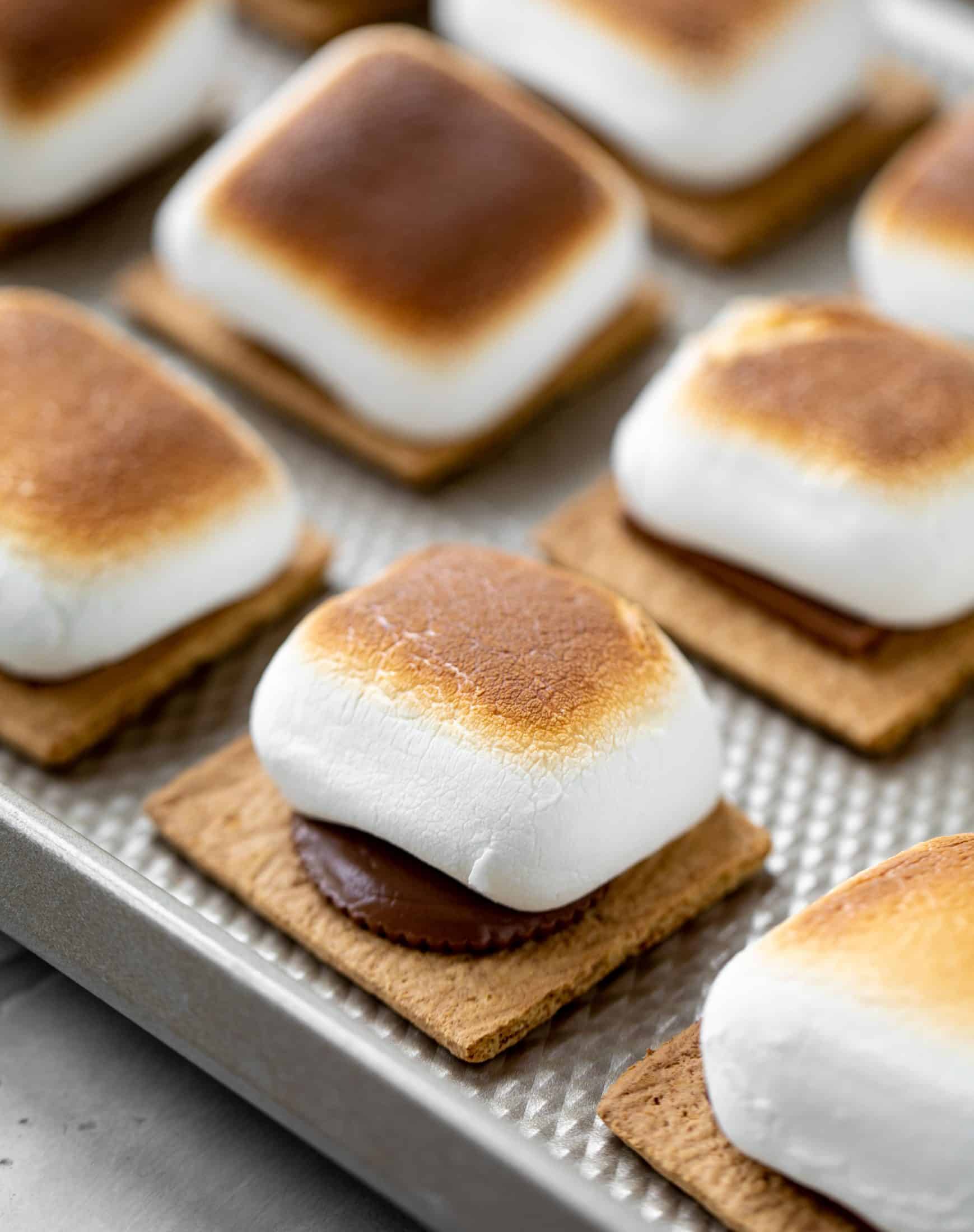 sheet pan s'mores