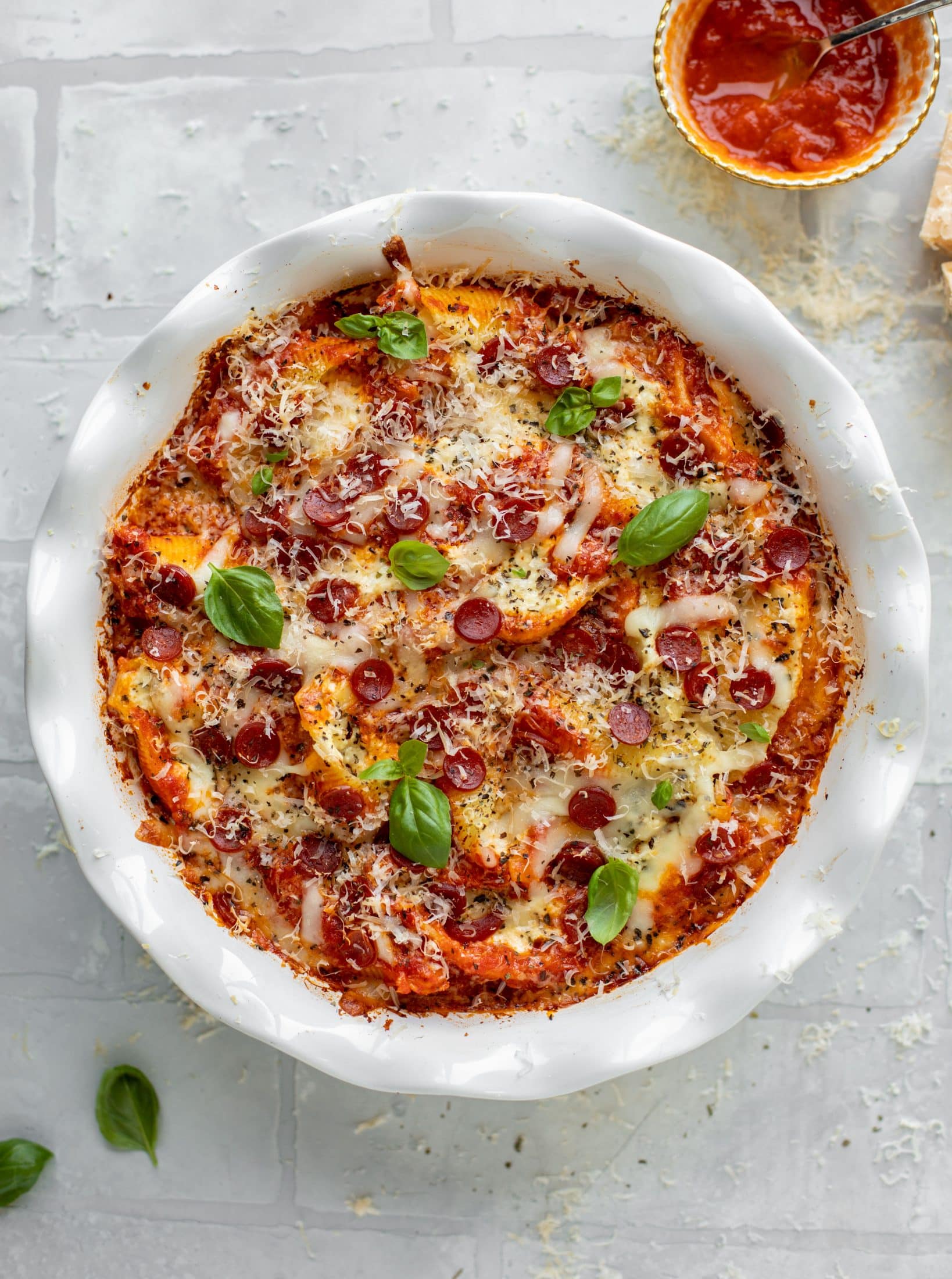 asiago pizza stuffed shells