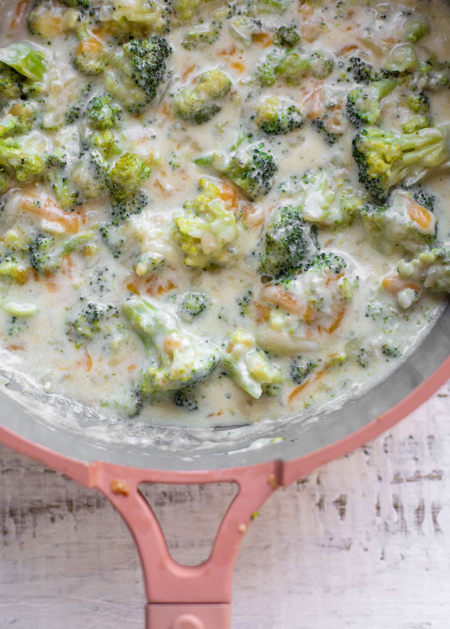 cheesy melty broccoli cheddar