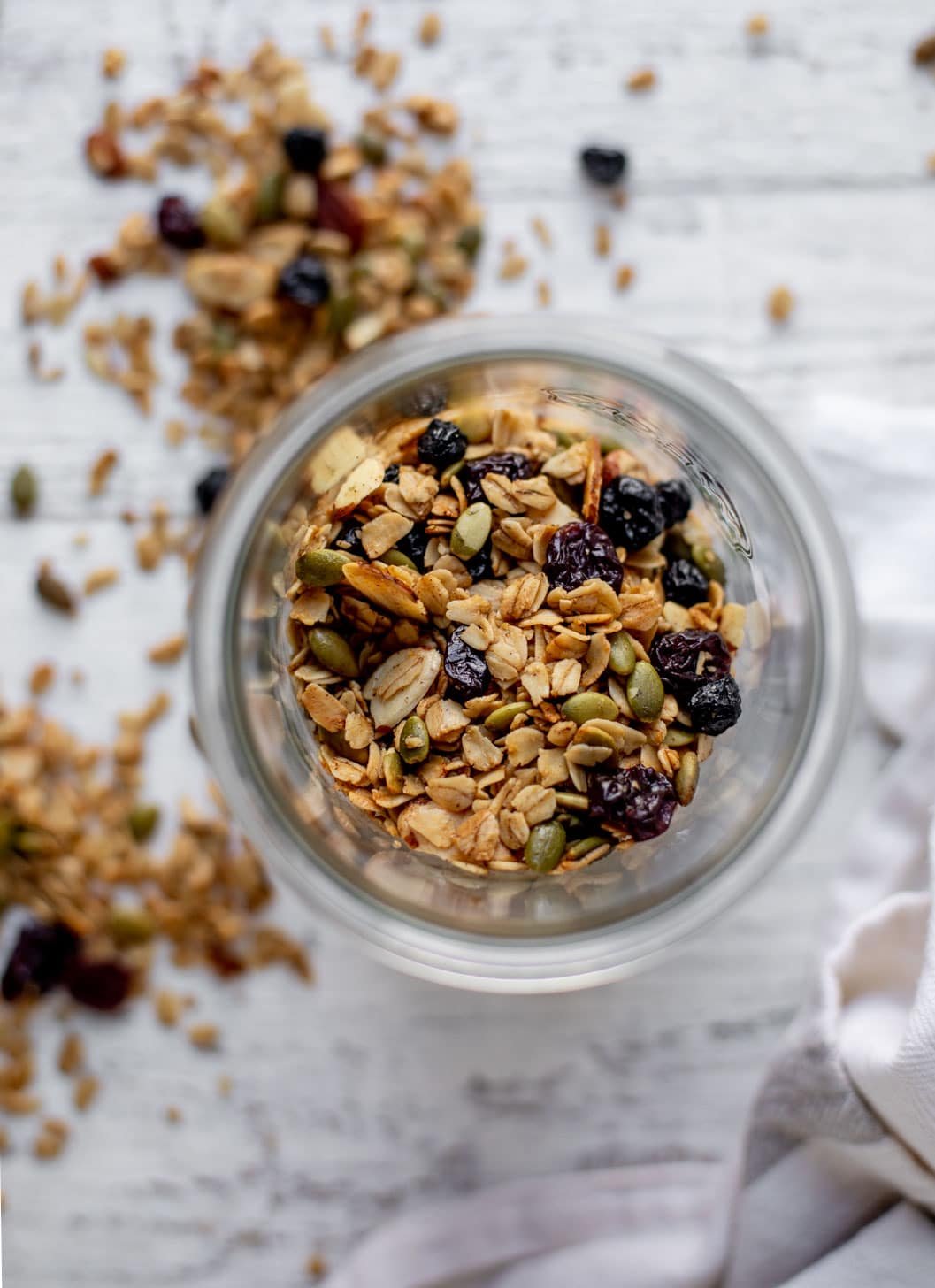 salted maple granola
