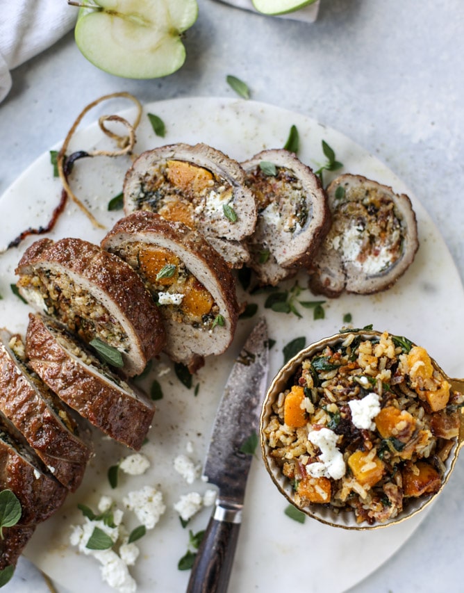 butternut apple stuffed pork tenderloin and 45 of the best fall dinner recipes