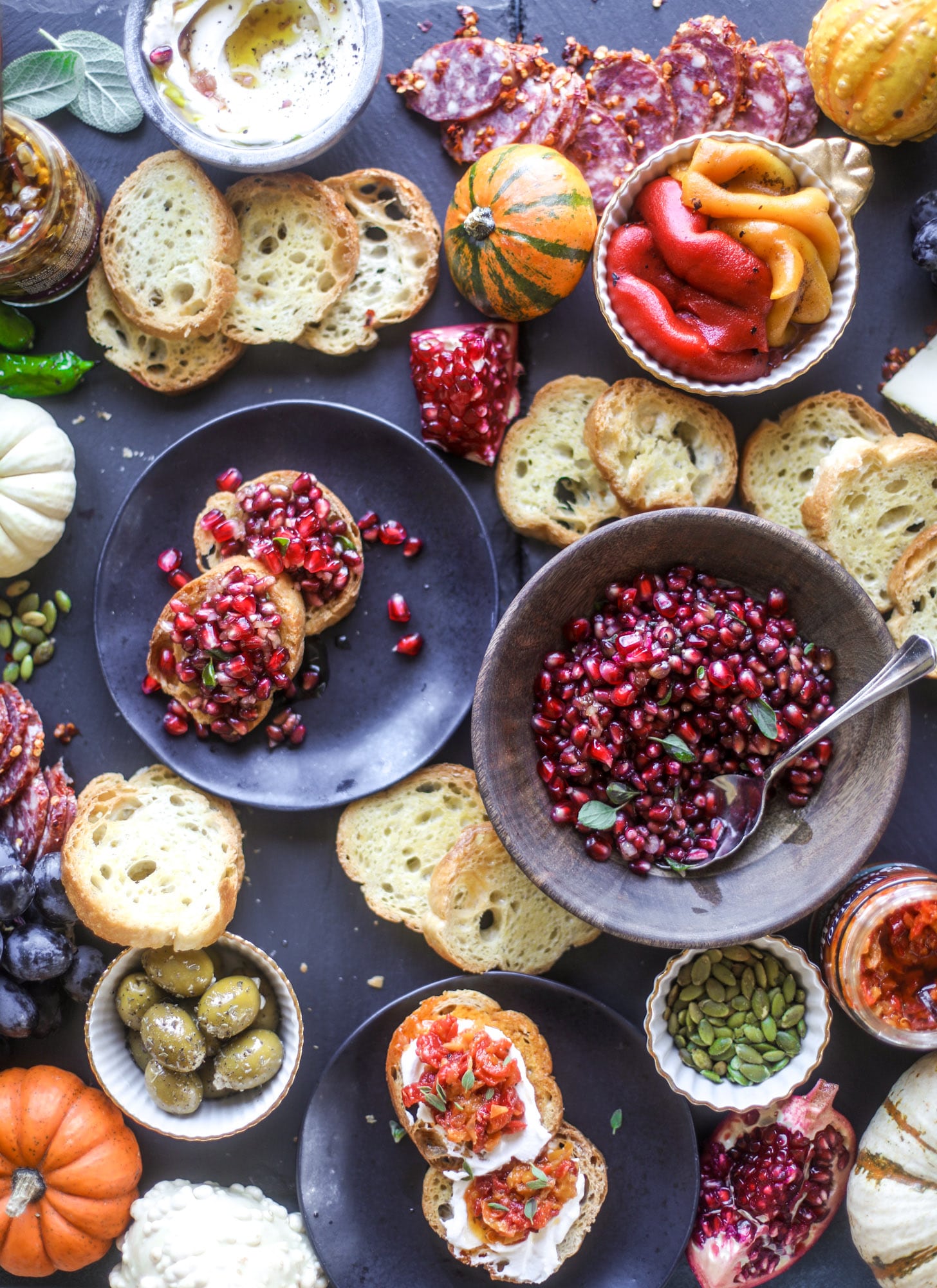 autumn bruschetta board & 23 perfect halloween recipes
