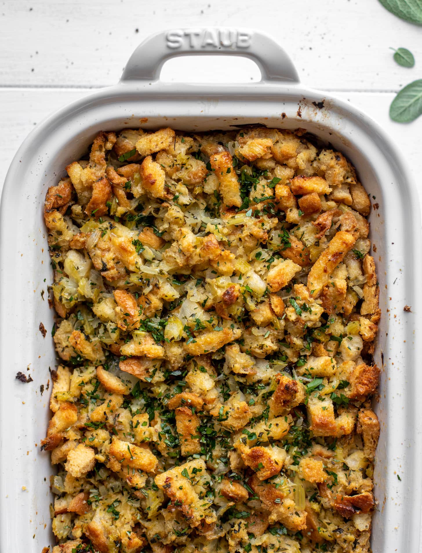 our favorite buttery herb stuffing for thanksgiving