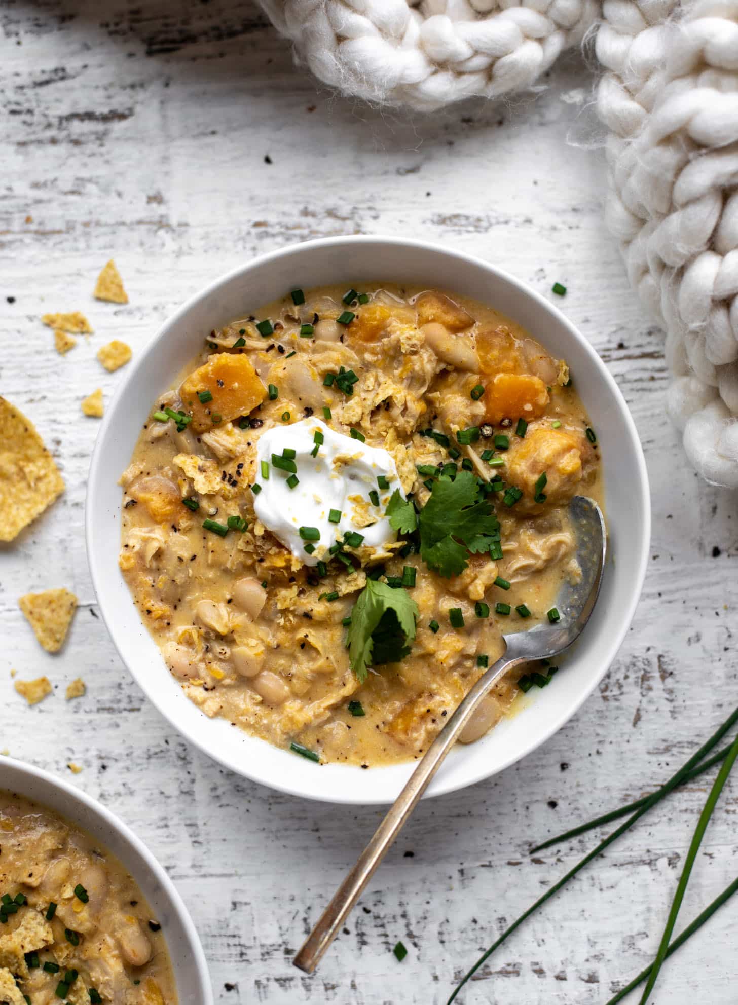 butternut white chicken chili
