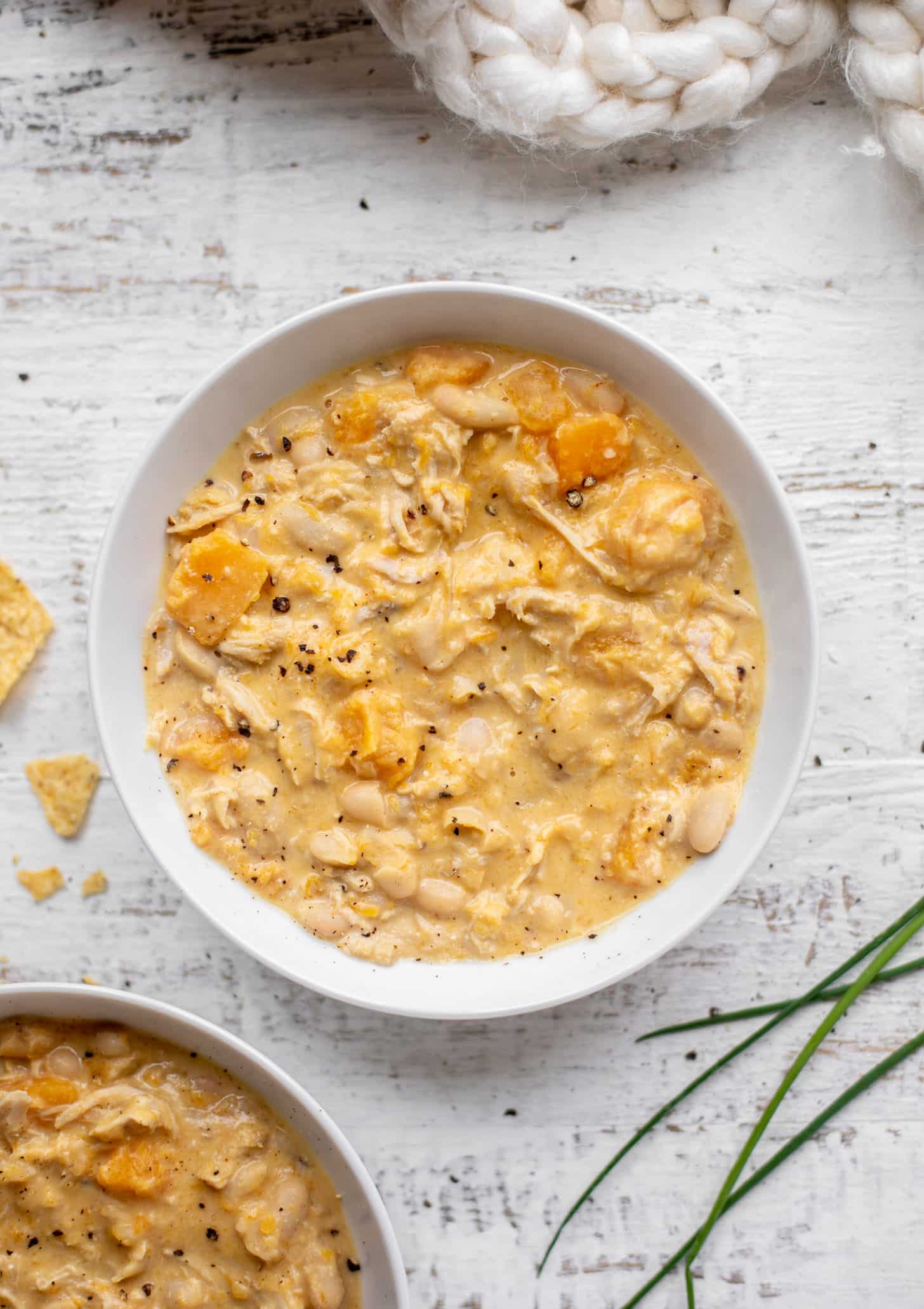 butternut white chicken chili