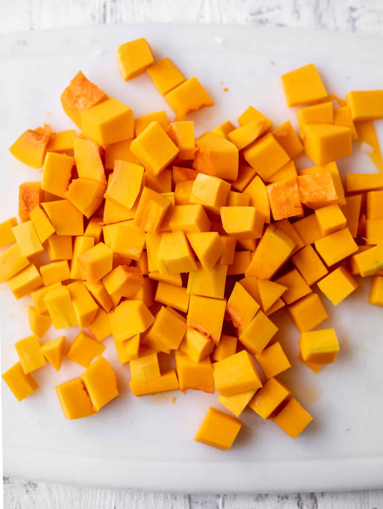cubed butternut squash