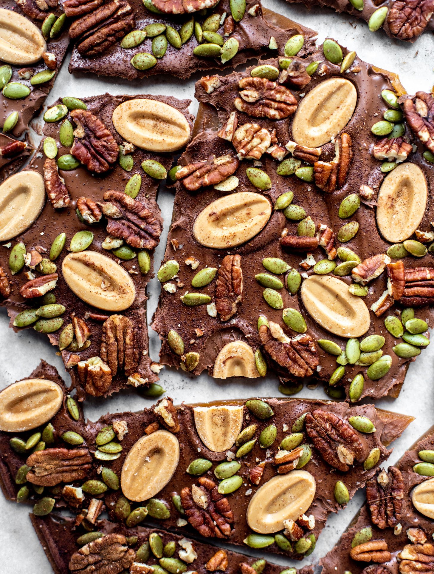 milk chocolate pumpkin buttercrunch