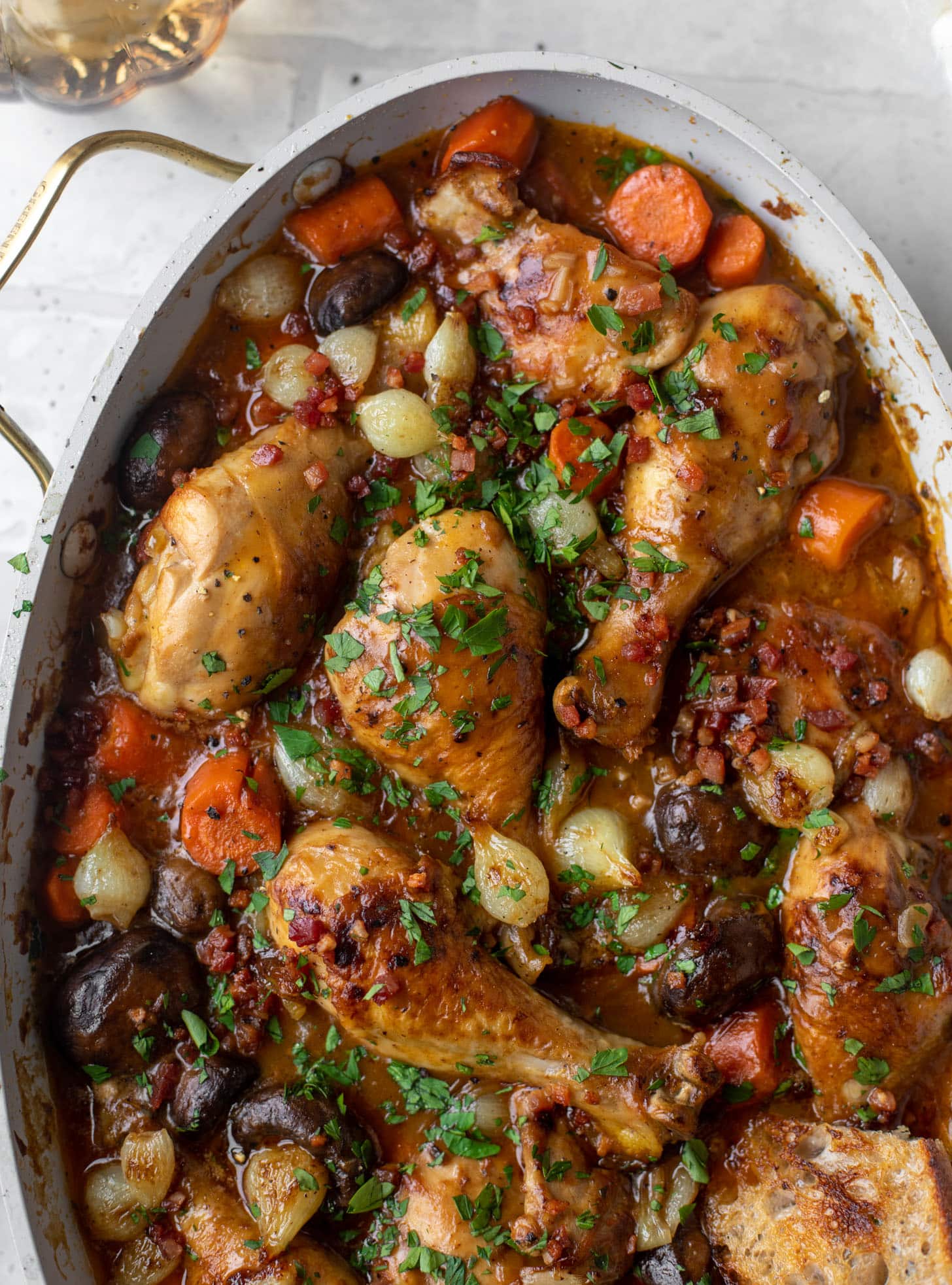 rosé coq au vin recipe