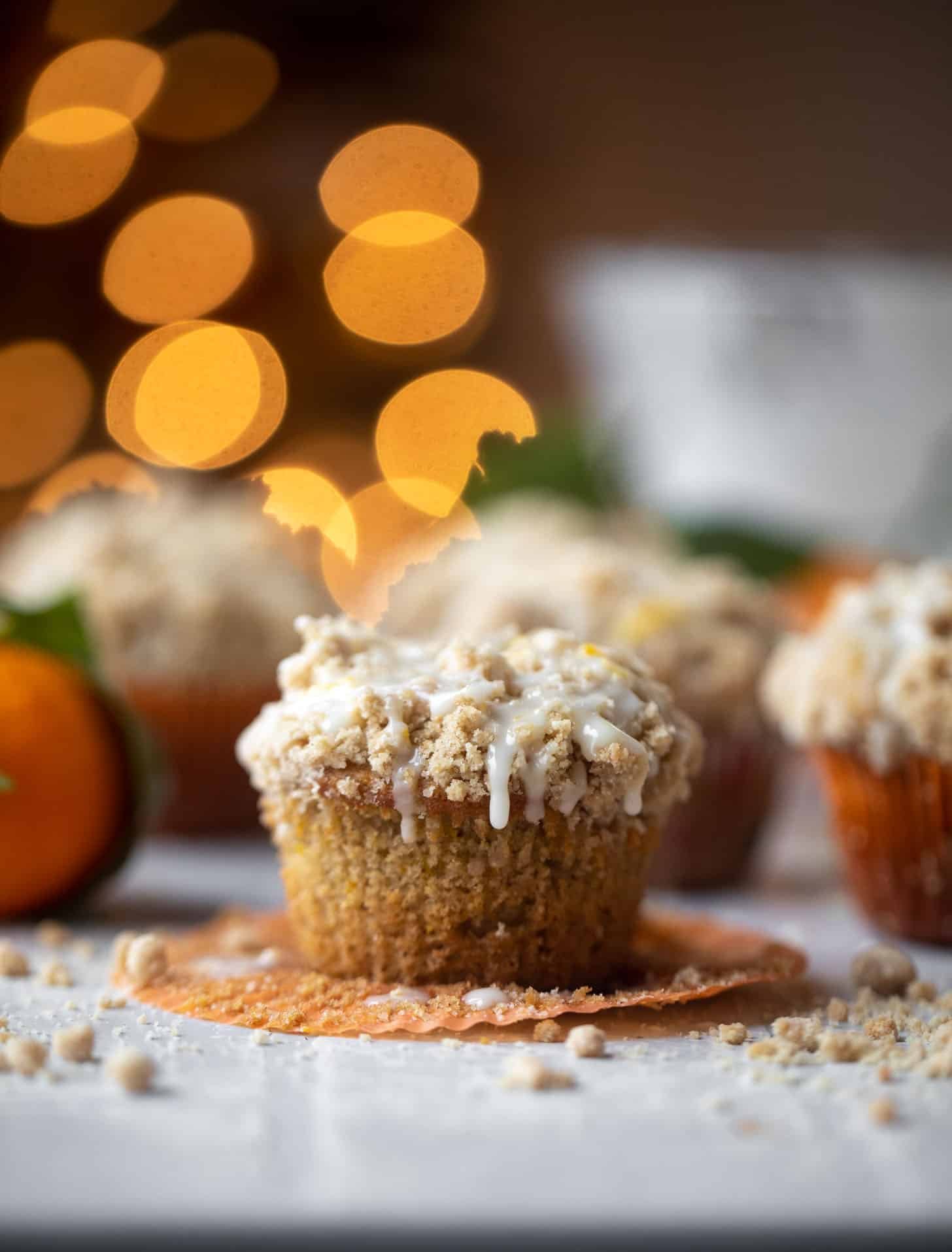 orange cinnamon coffee cake muffins