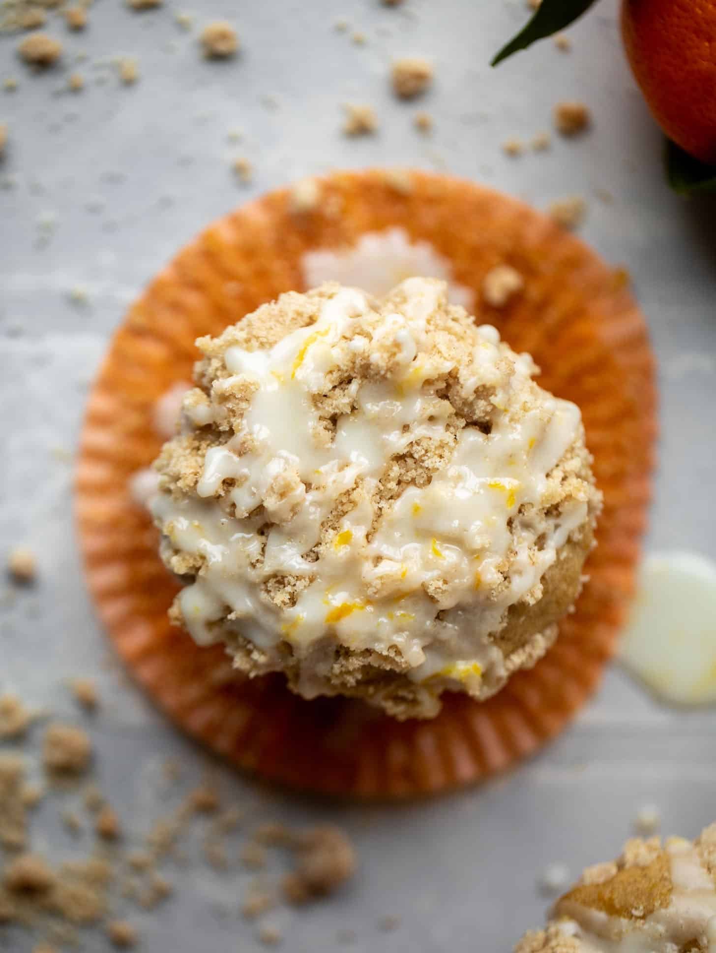 orange cinnamon coffee cake muffins