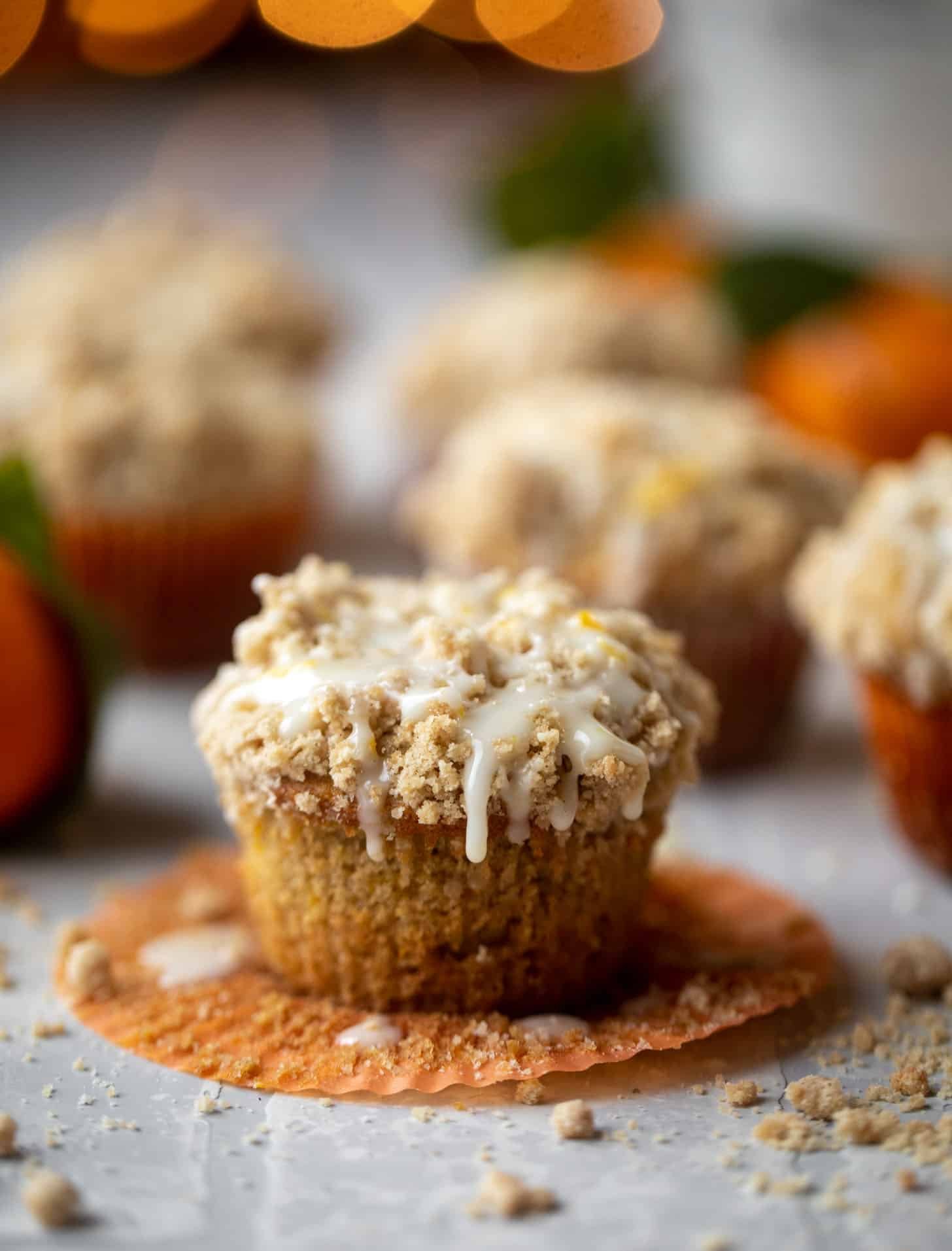 orange cinnamon coffee cake muffins