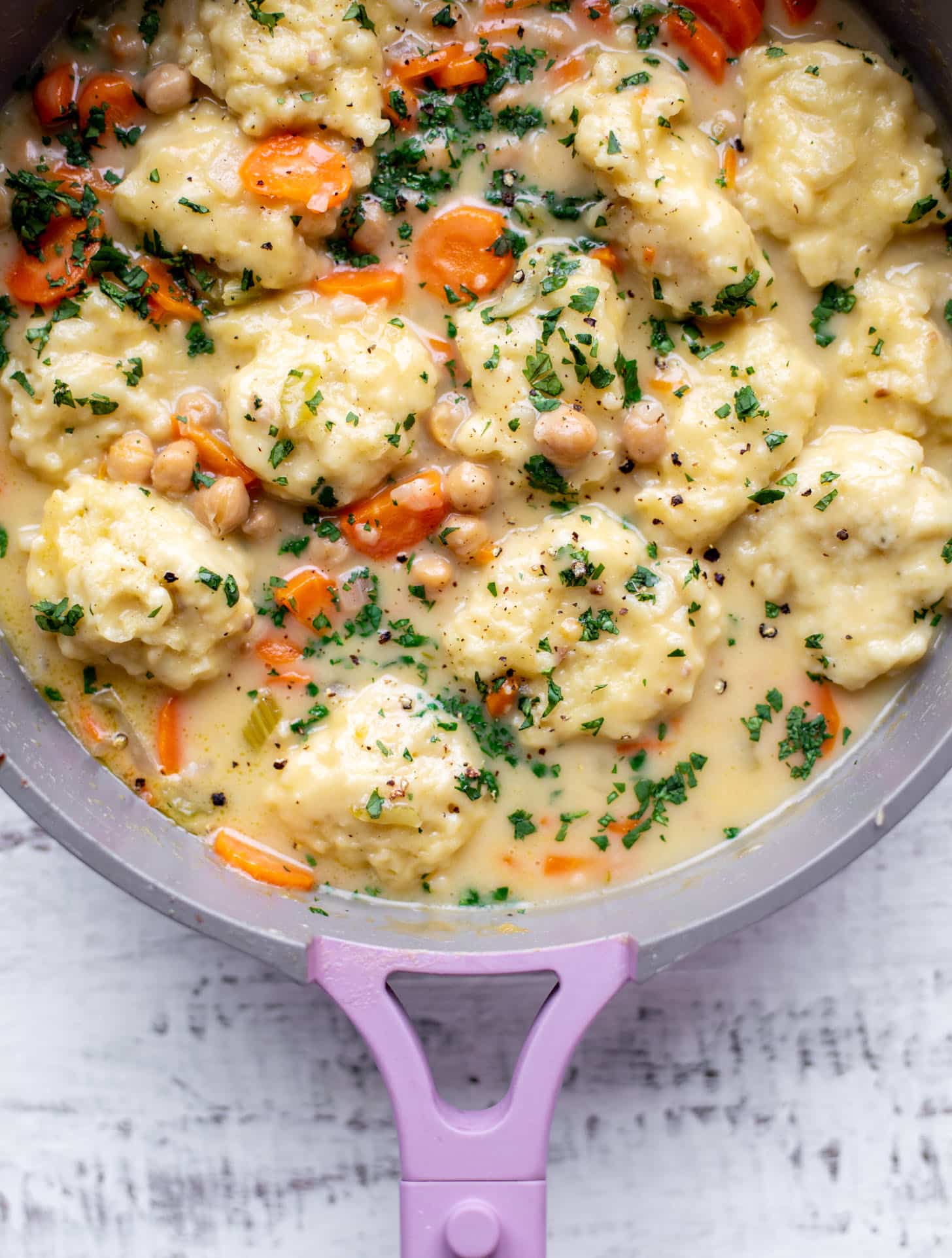 chickpeas and dumplings