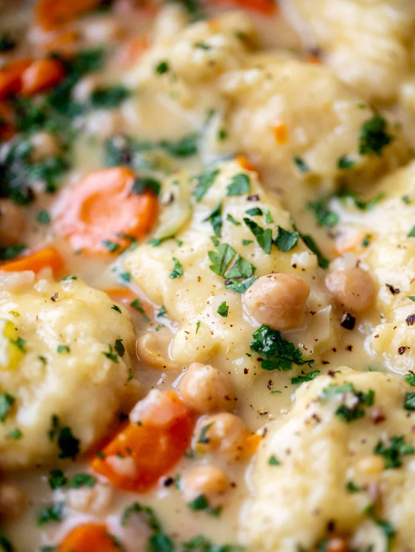 chickpeas and dumplings