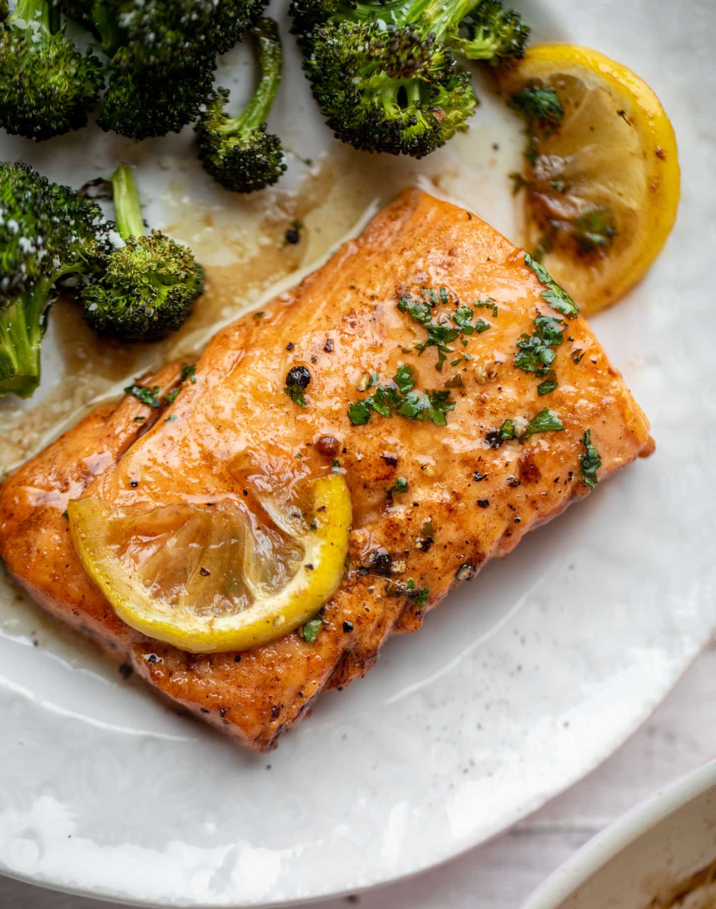 lemon brown butter salmon
