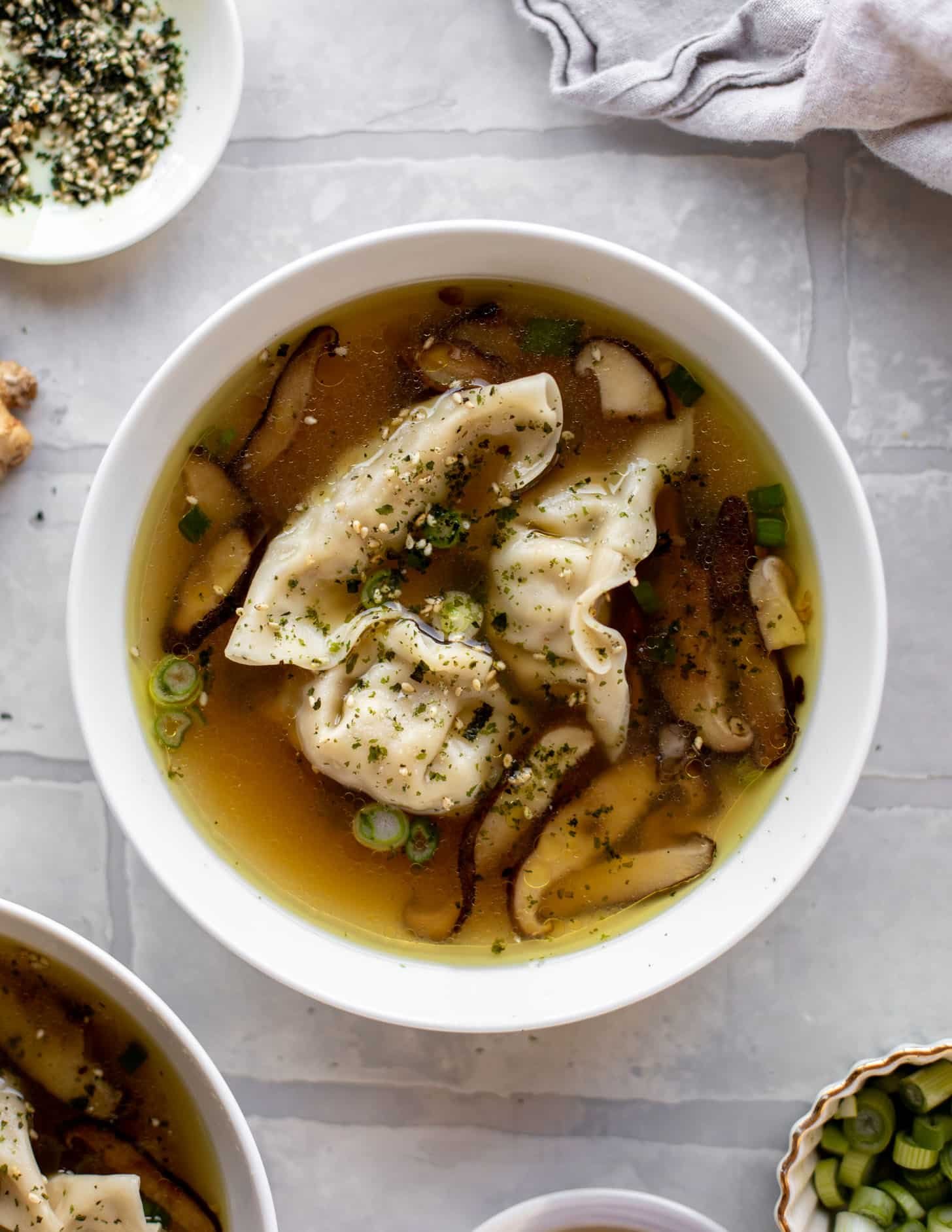 super easy potsticker soup