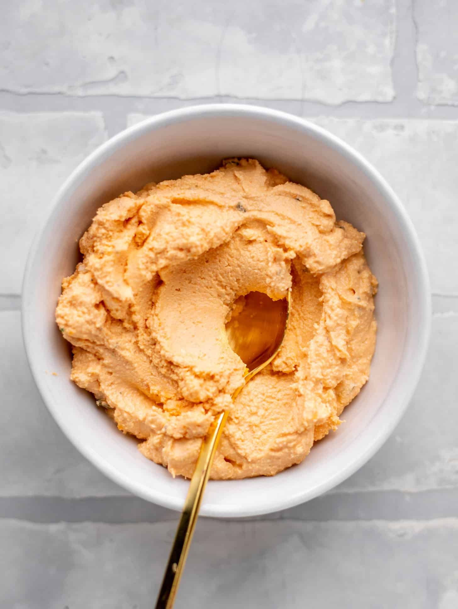 roasted red pepper whipped feta