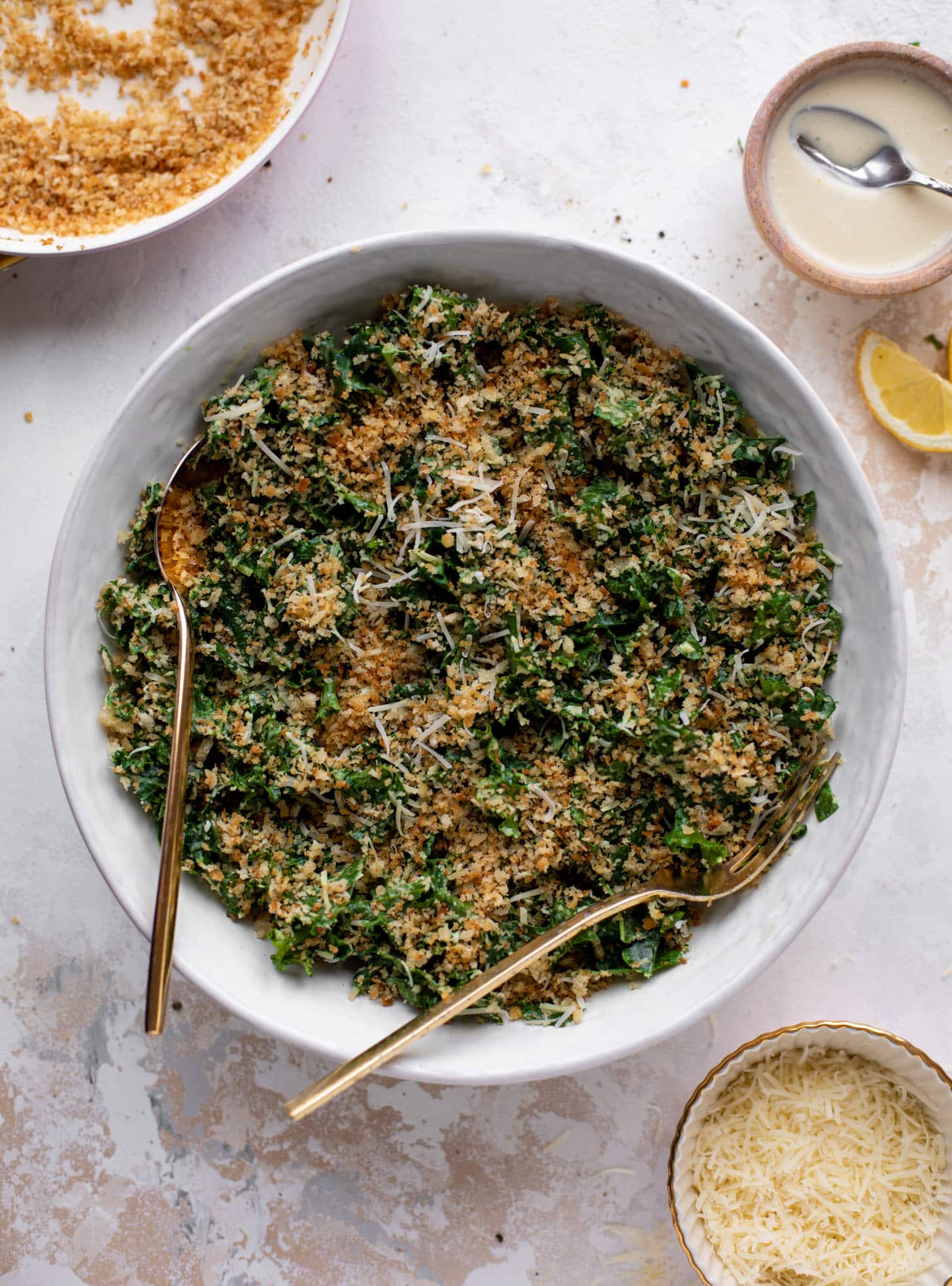 kale caesar crunch salad