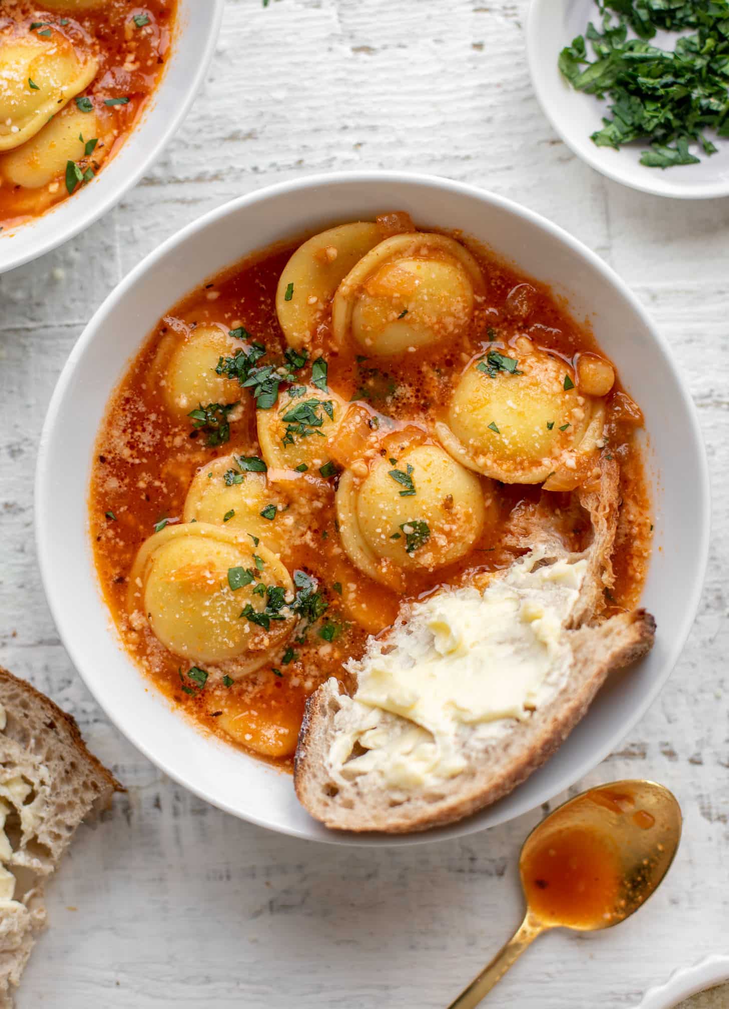 quick and easy ravioli soup