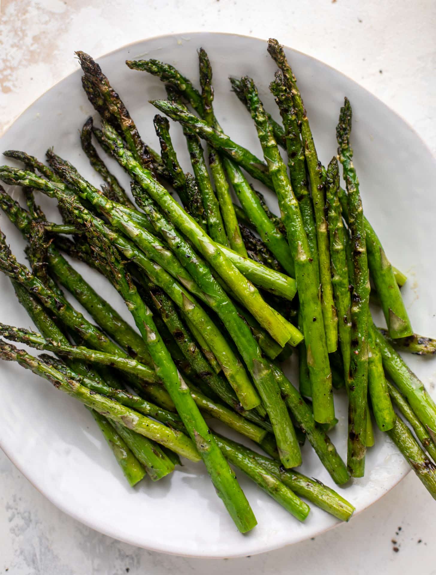 asparagus right off the grill