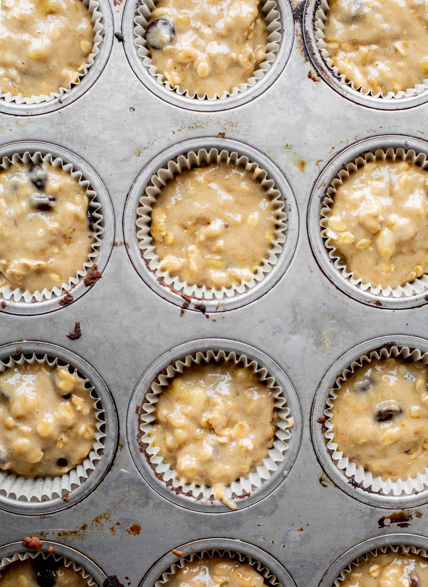 banana muffin batter