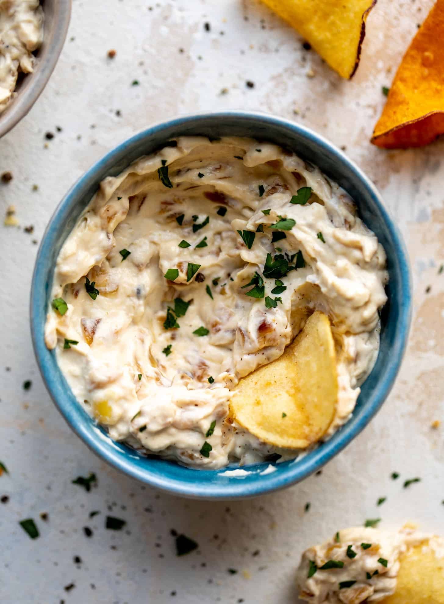 the best caramelized onion dip