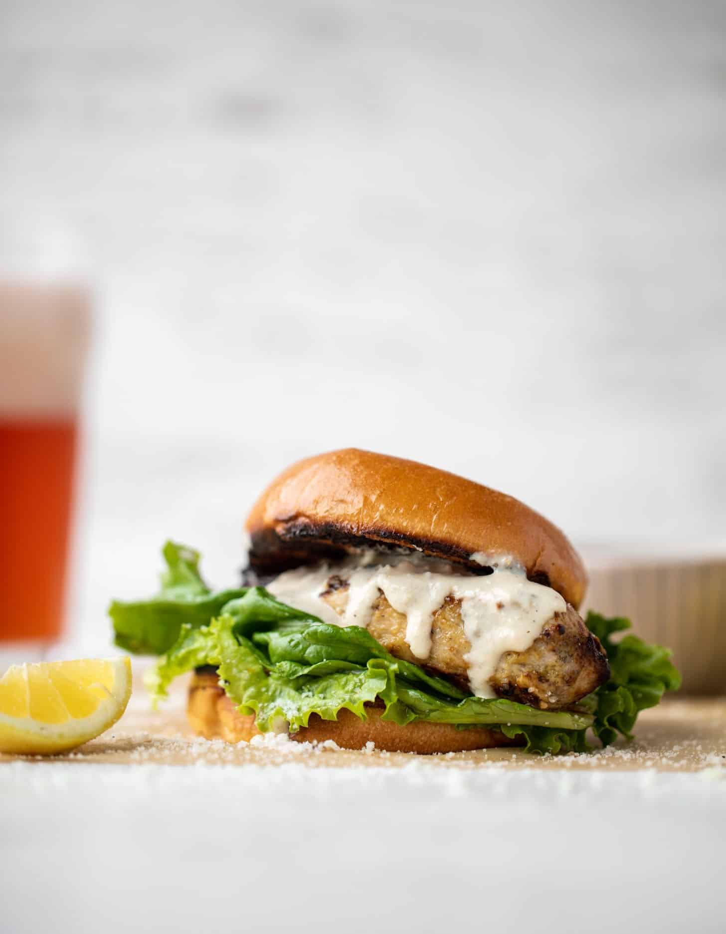 grilled chicken caesar sandwiches