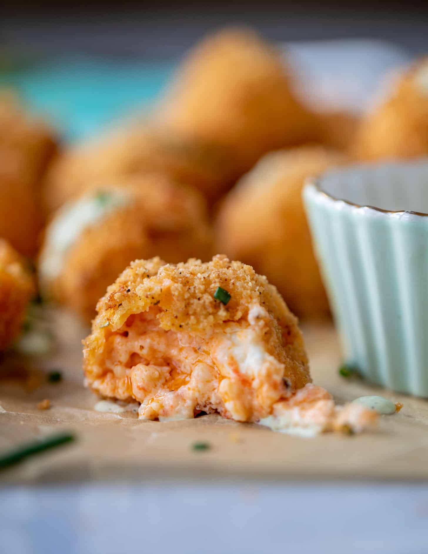 pimento cheese poppers with jalapeño ranch