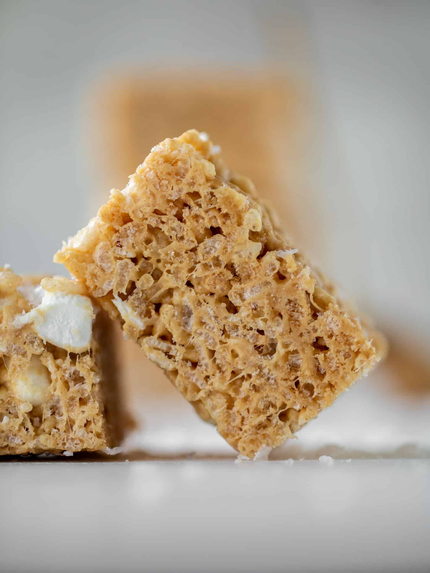 salted peanut butter rice krispy treats