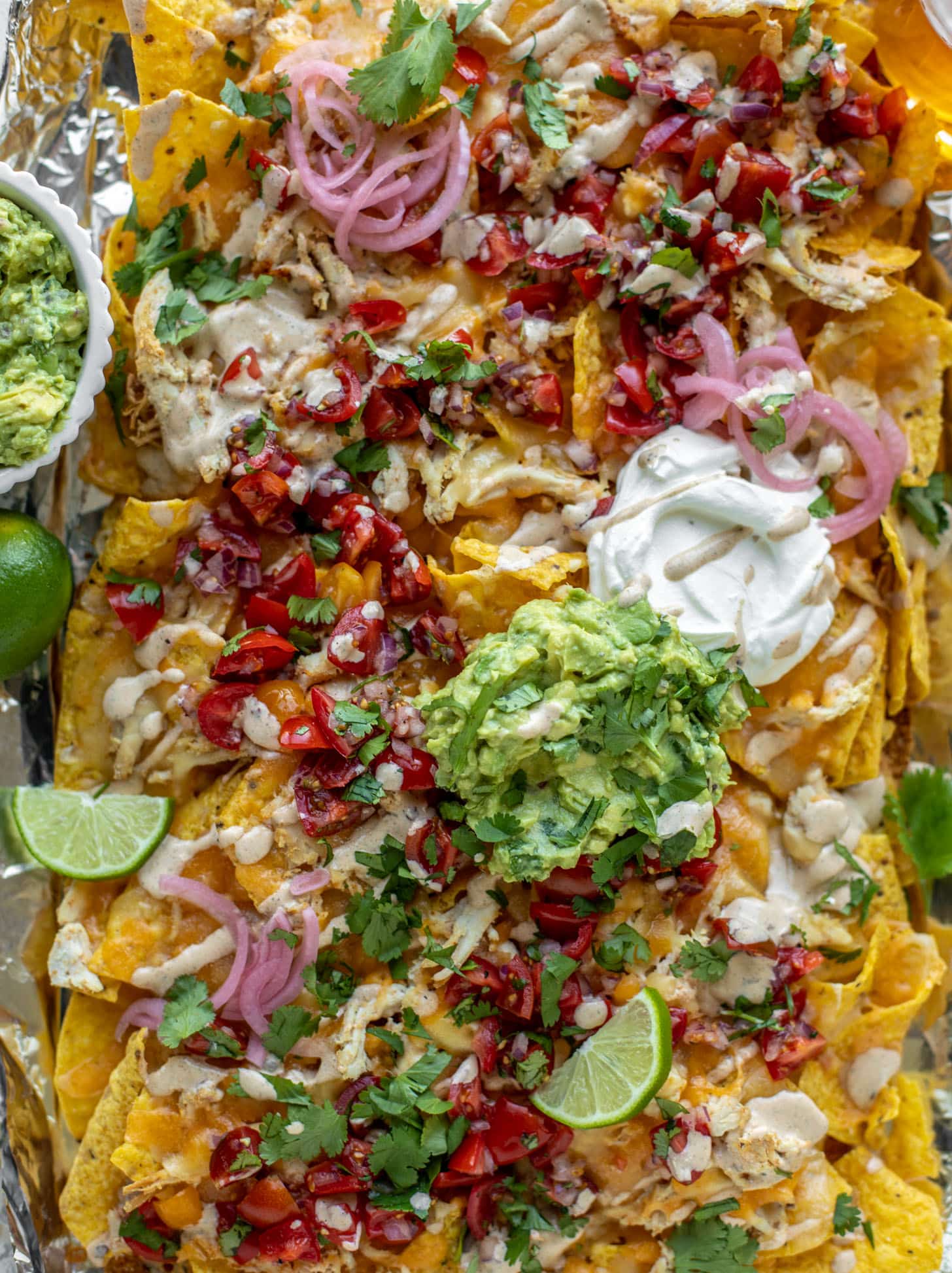 smoky grilled chicken nachos