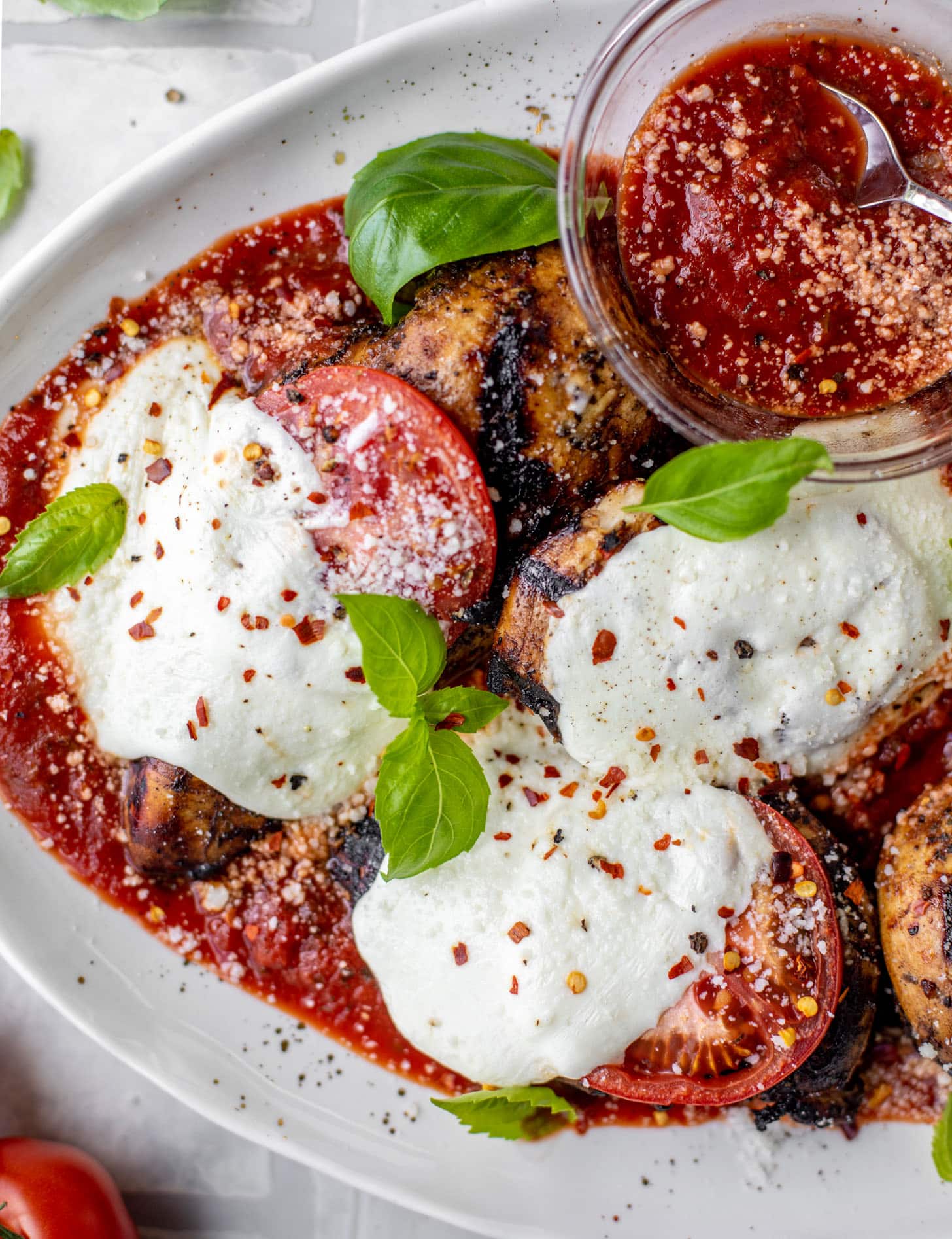 grilled chicken parmesan