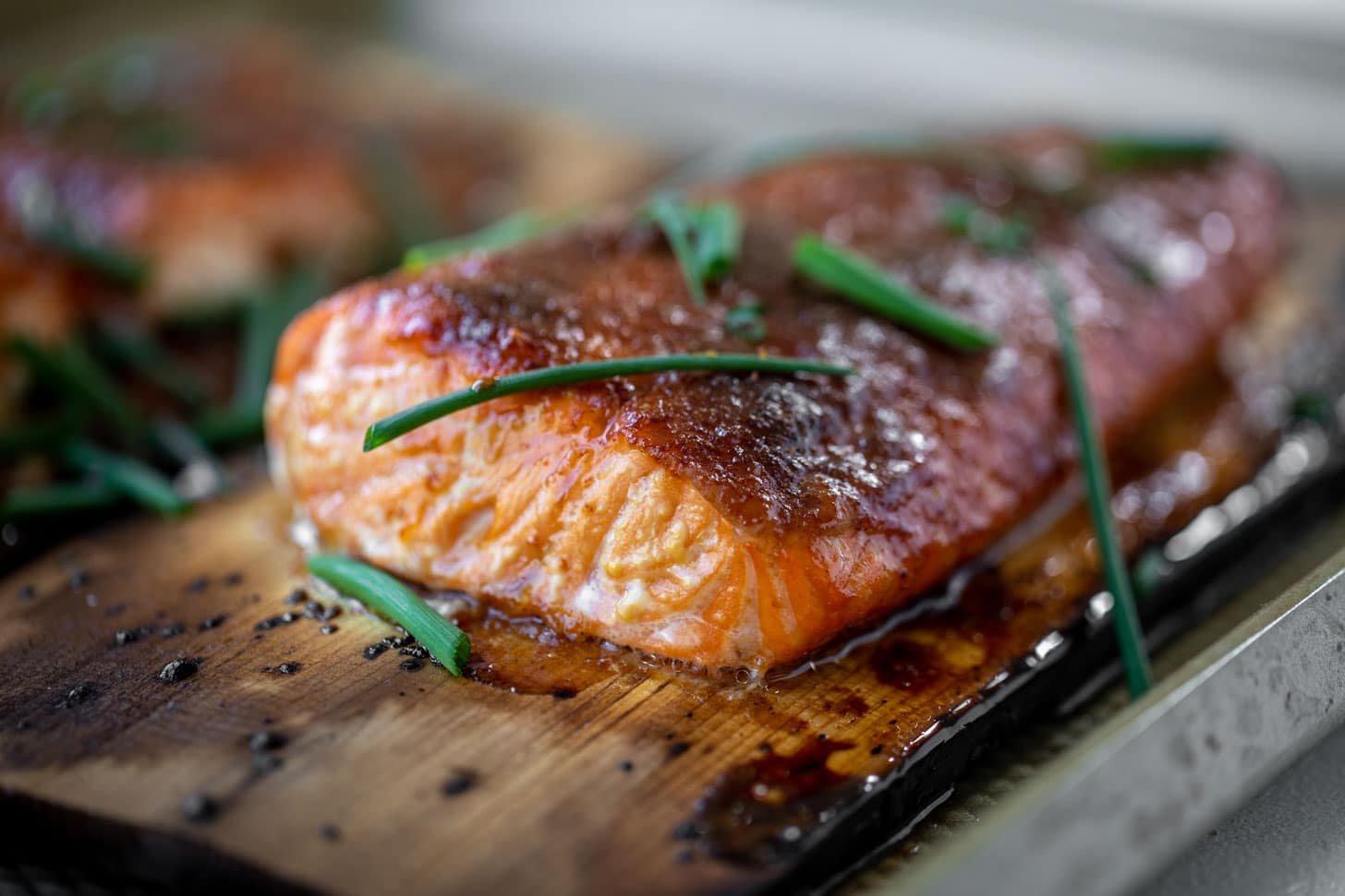 smoky cedar plank salmon