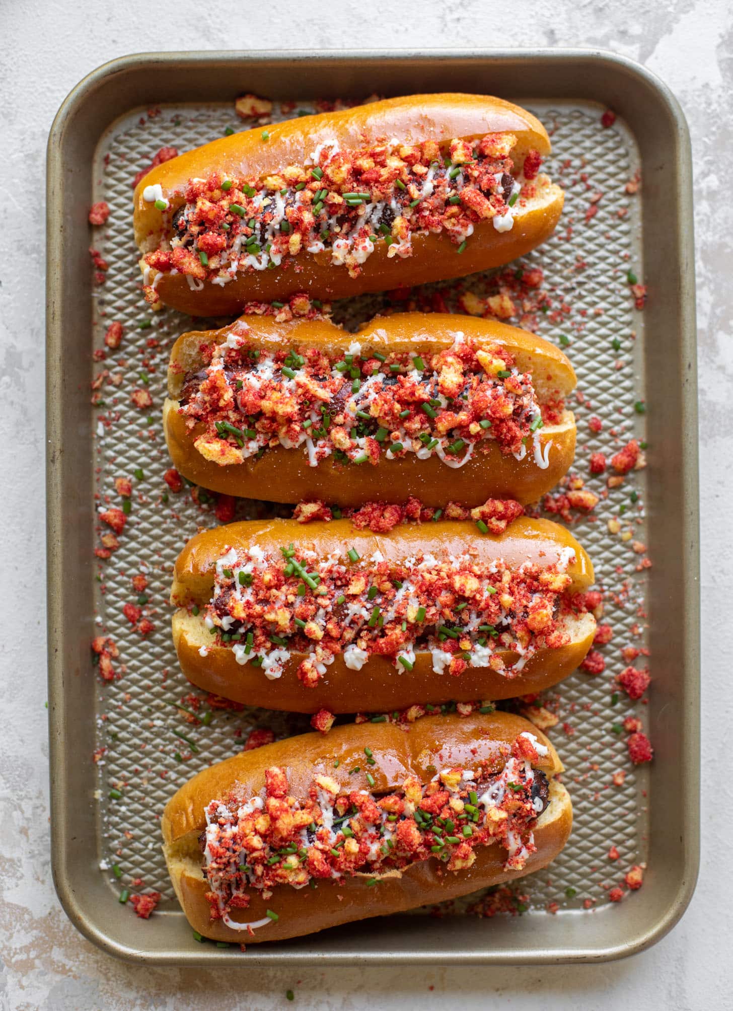 flaming hot cheetos hot dogs