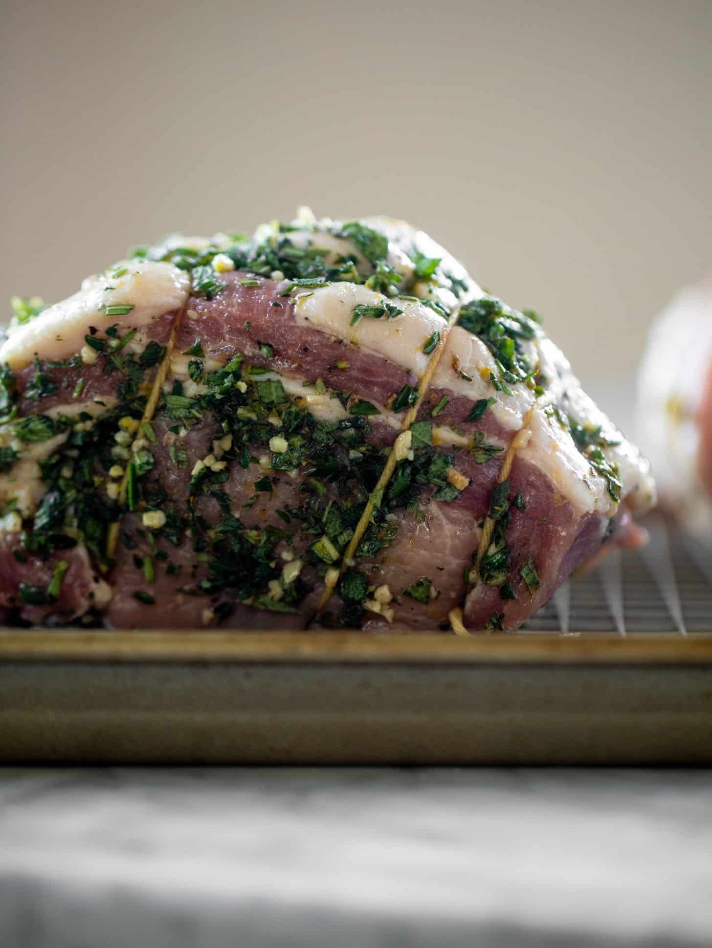 stuffed porchetta roast