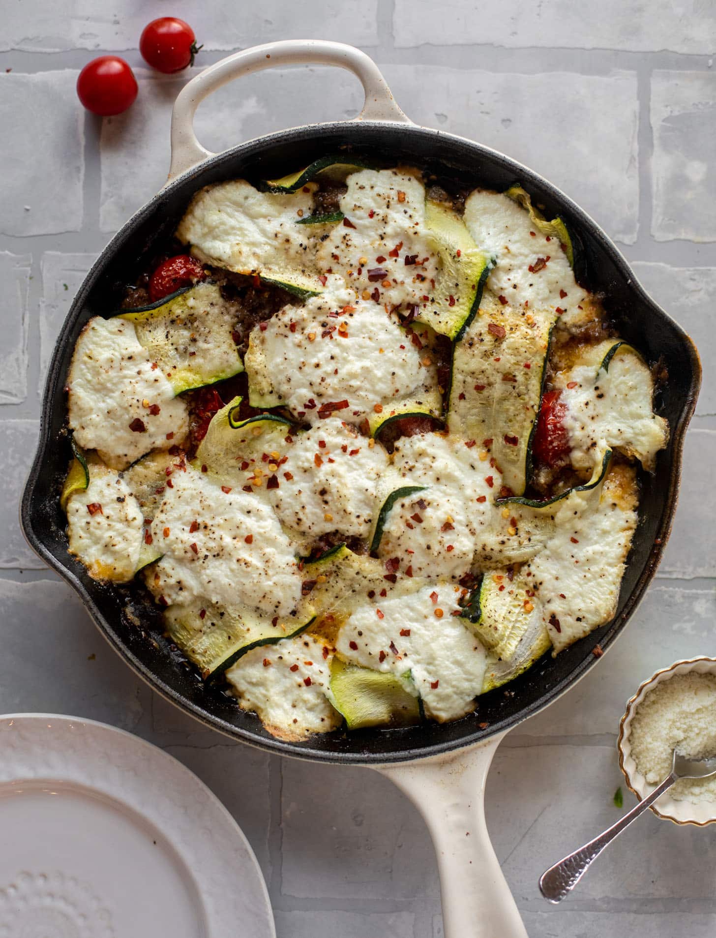zucchini skillet lasagna