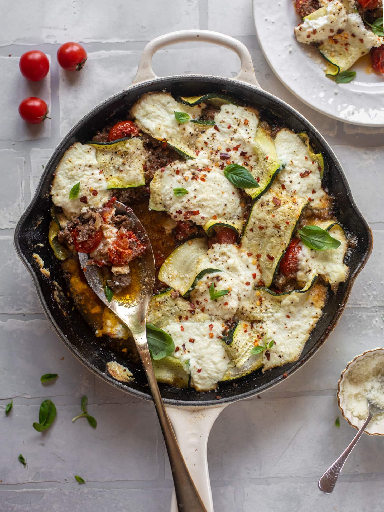 zucchini skillet lasagna