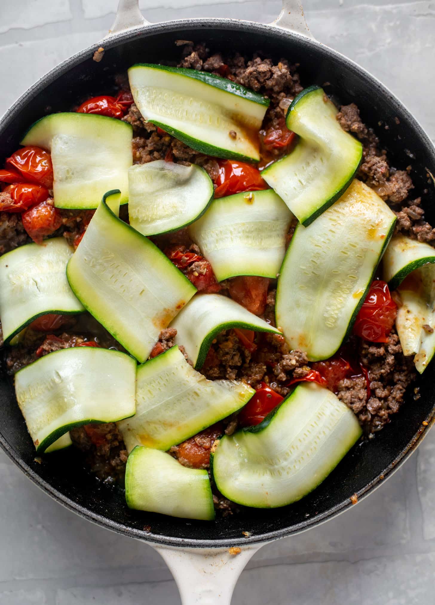 zucchini skillet lasagna