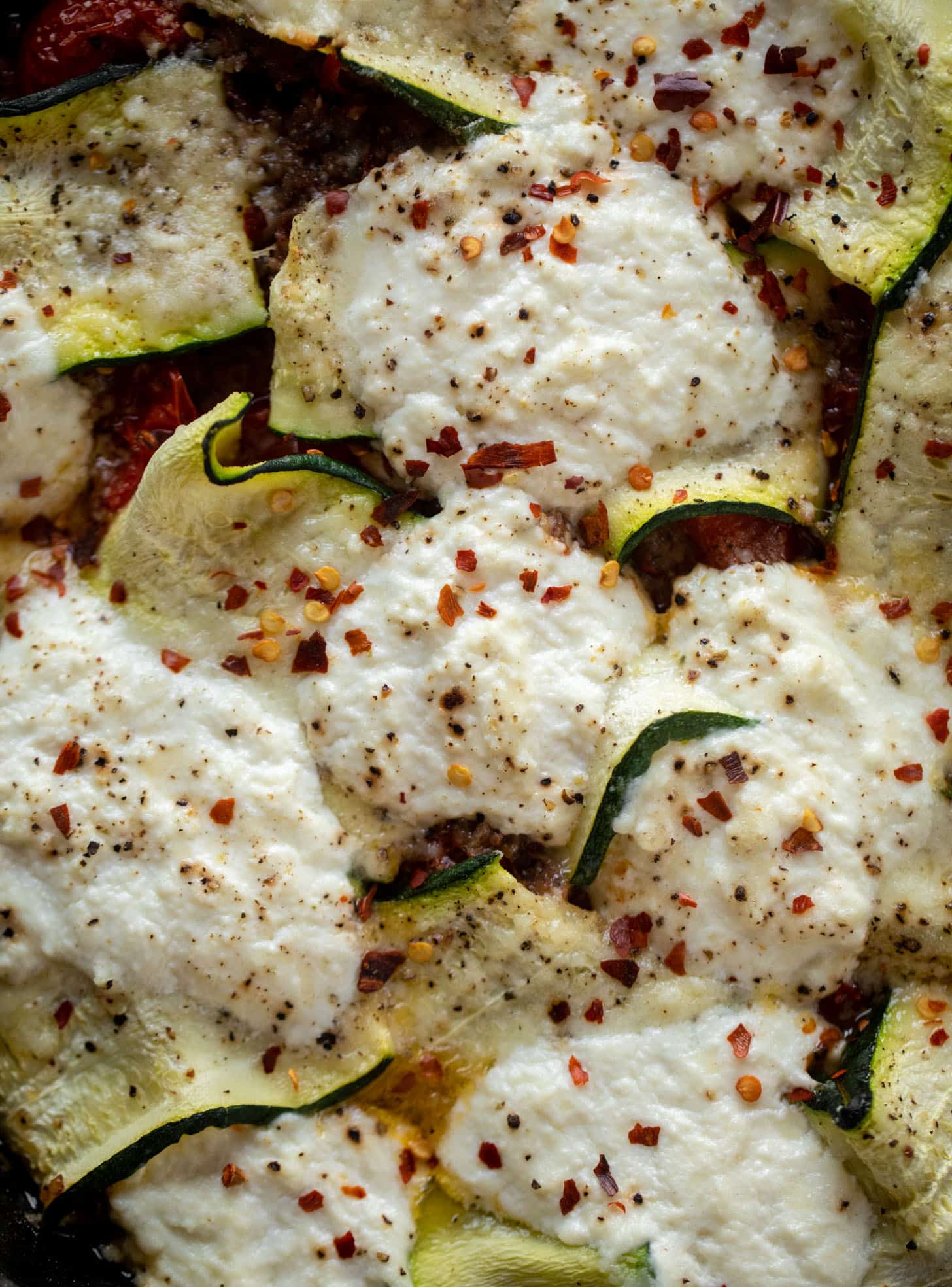zucchini skillet lasagna