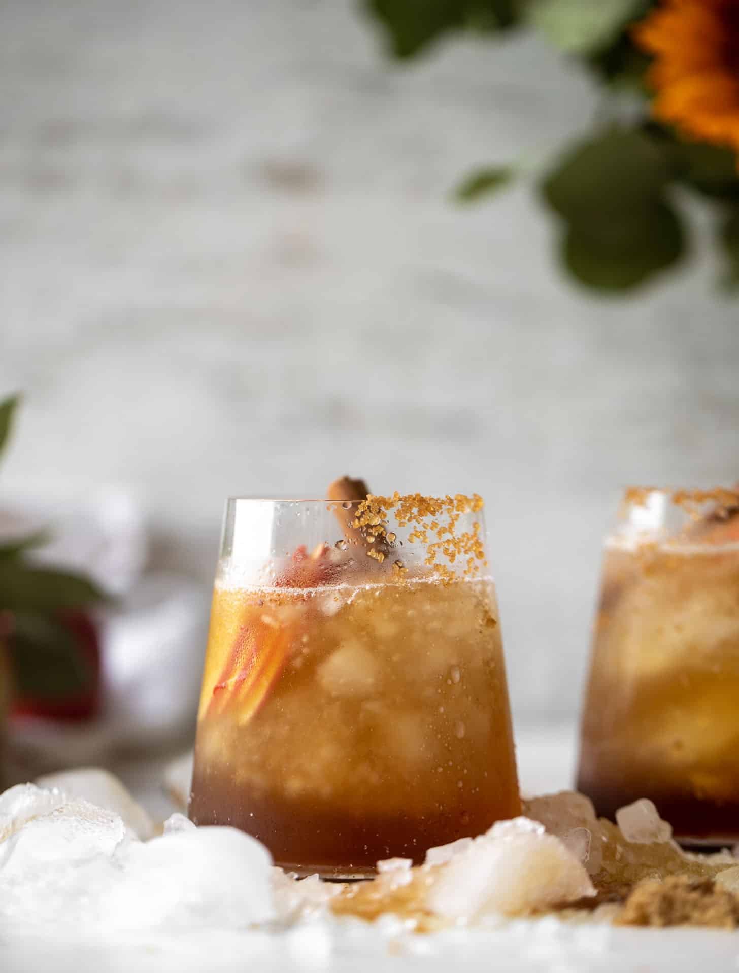 brown sugar bourbon smash