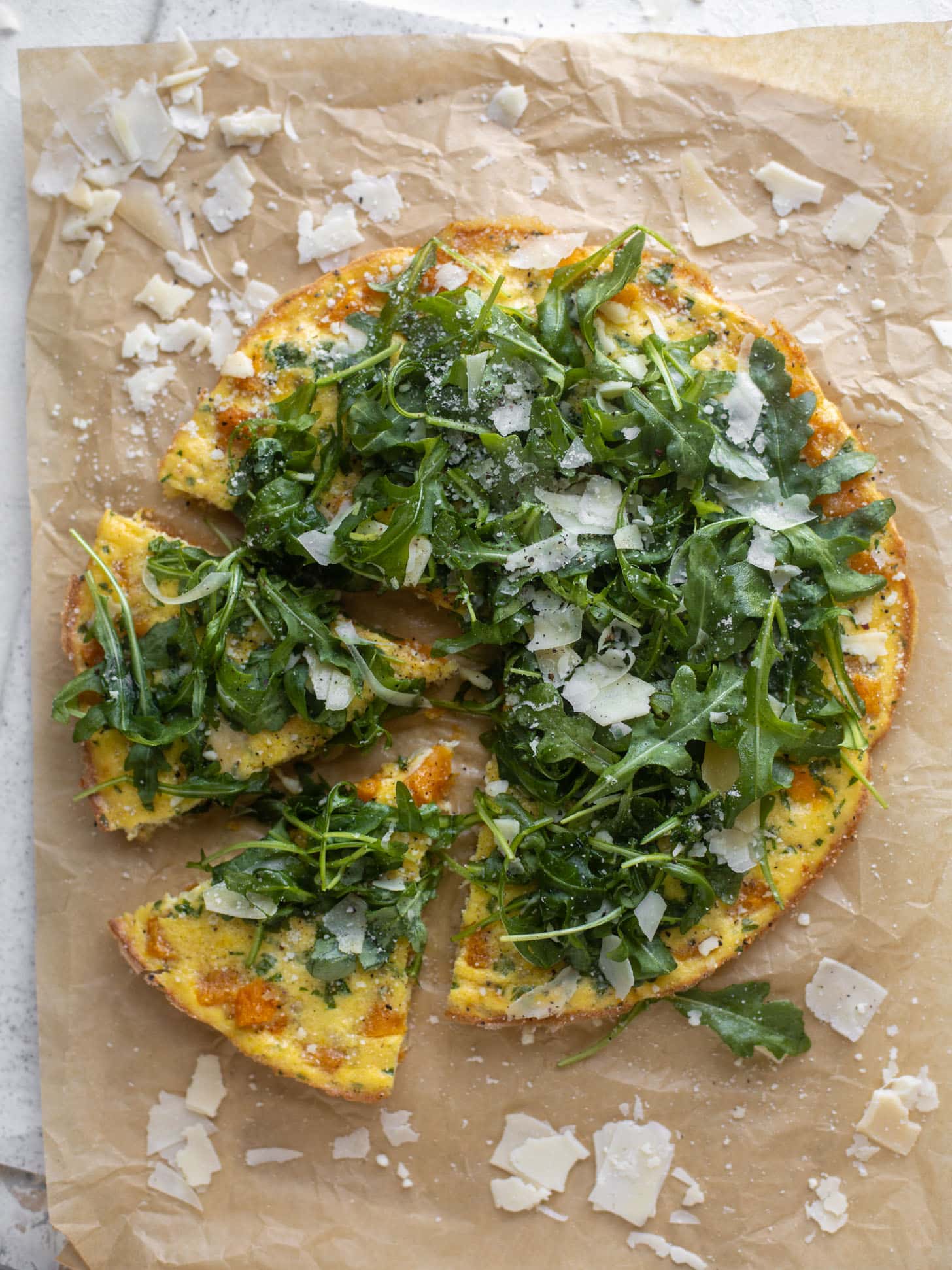 butternut squash parmesan frittata