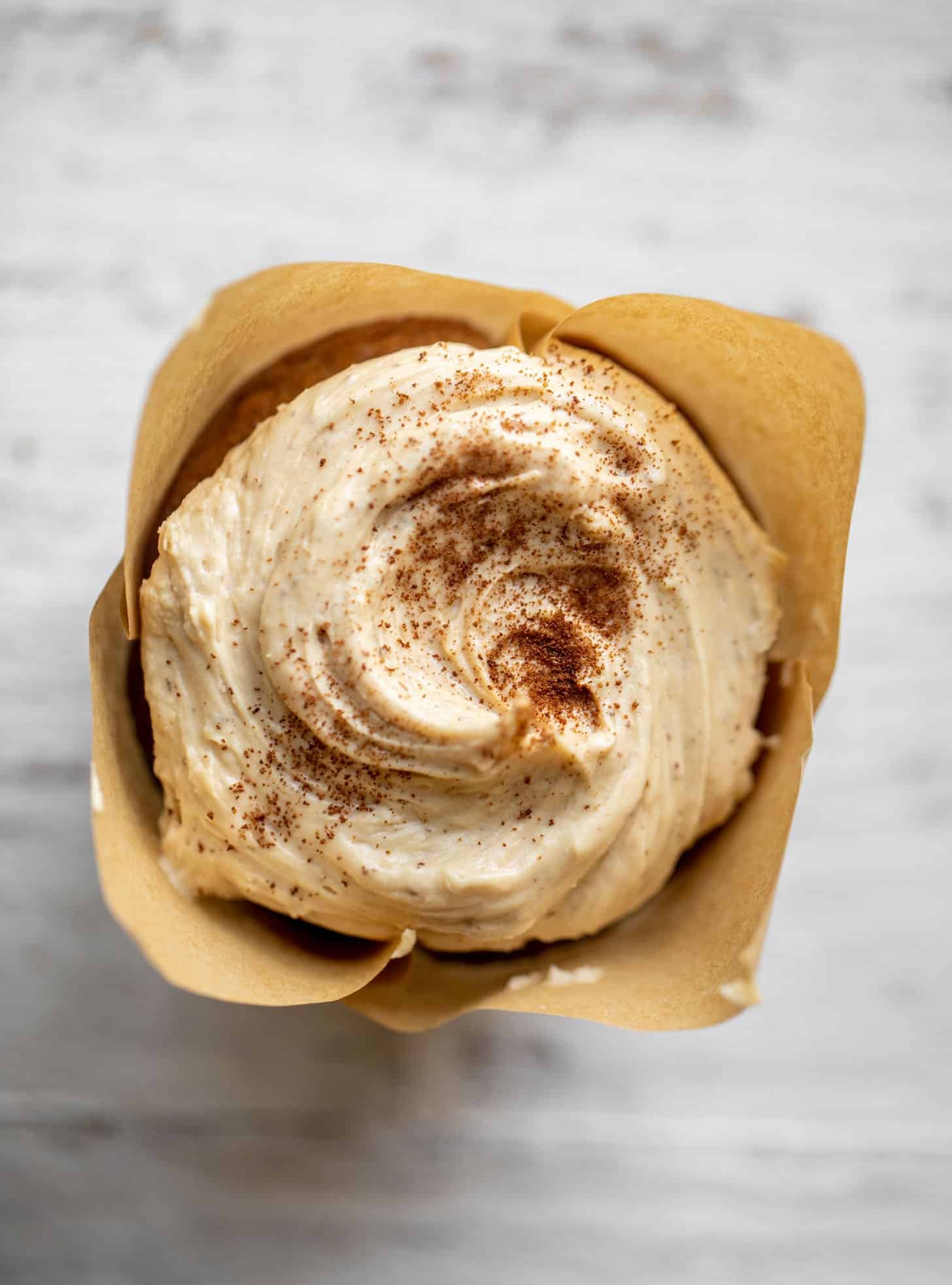 pumpkin dream cupcakes with espresso frosting