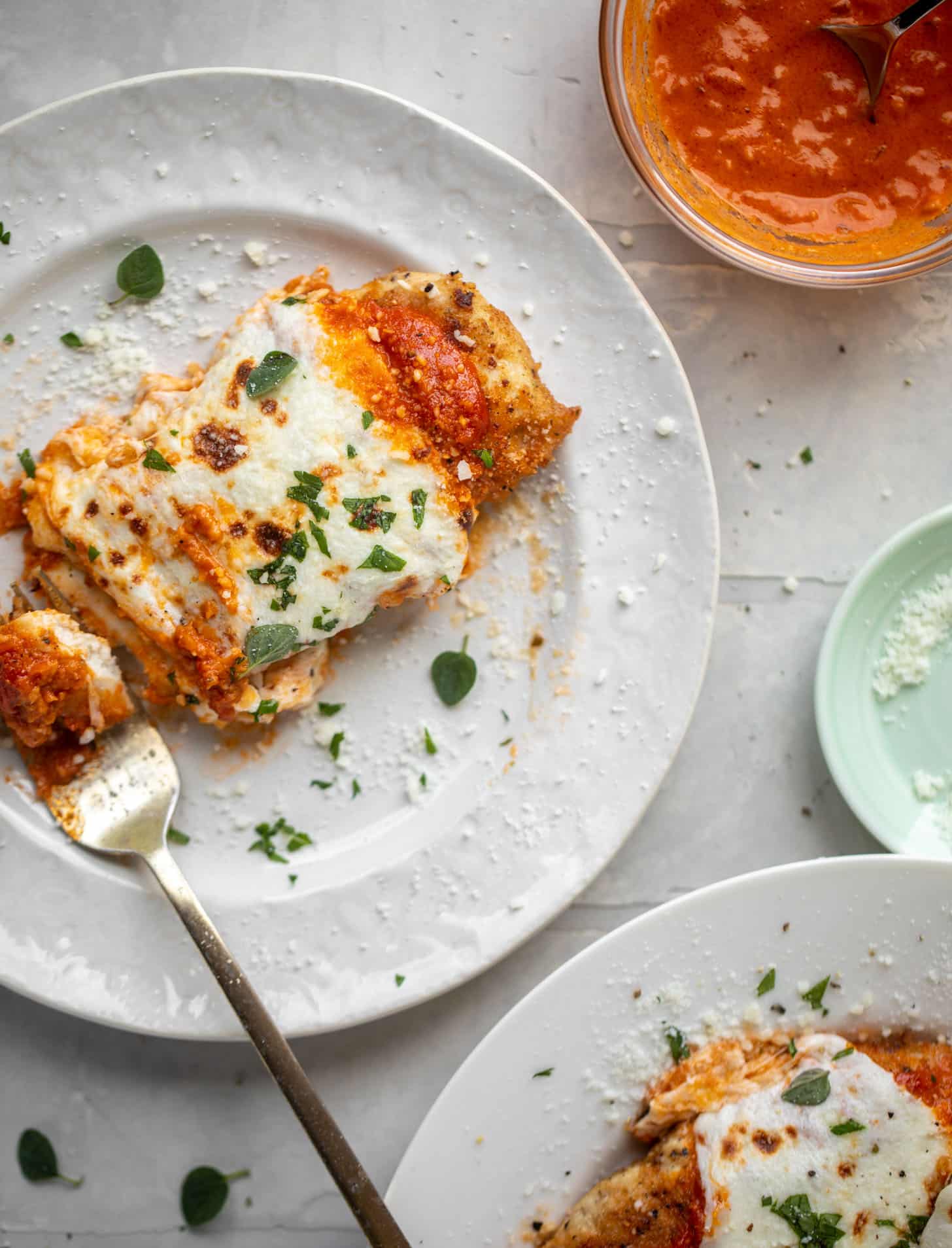 vodka sauce chicken parmesan