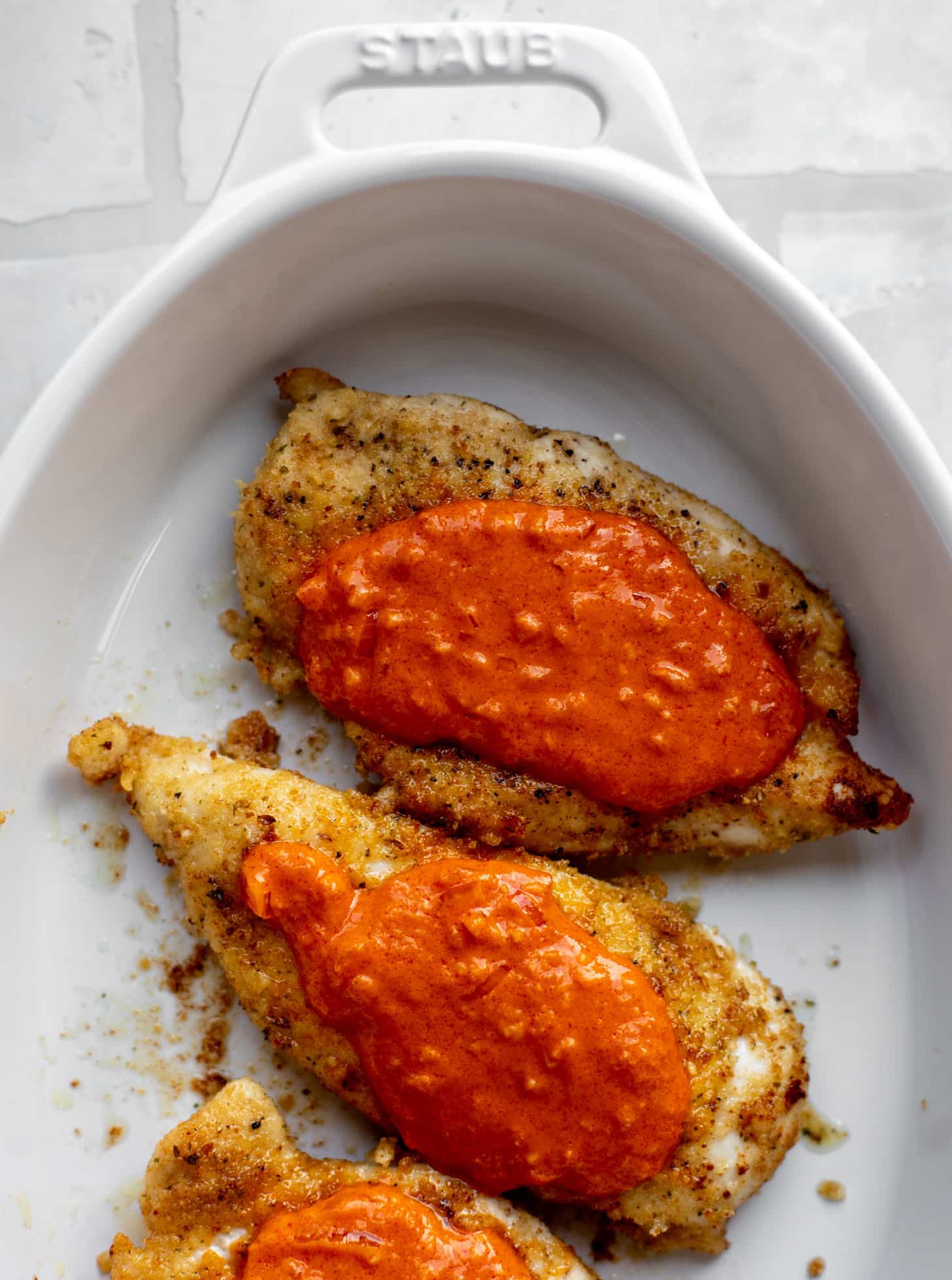 crispy chicken with vodka sauce