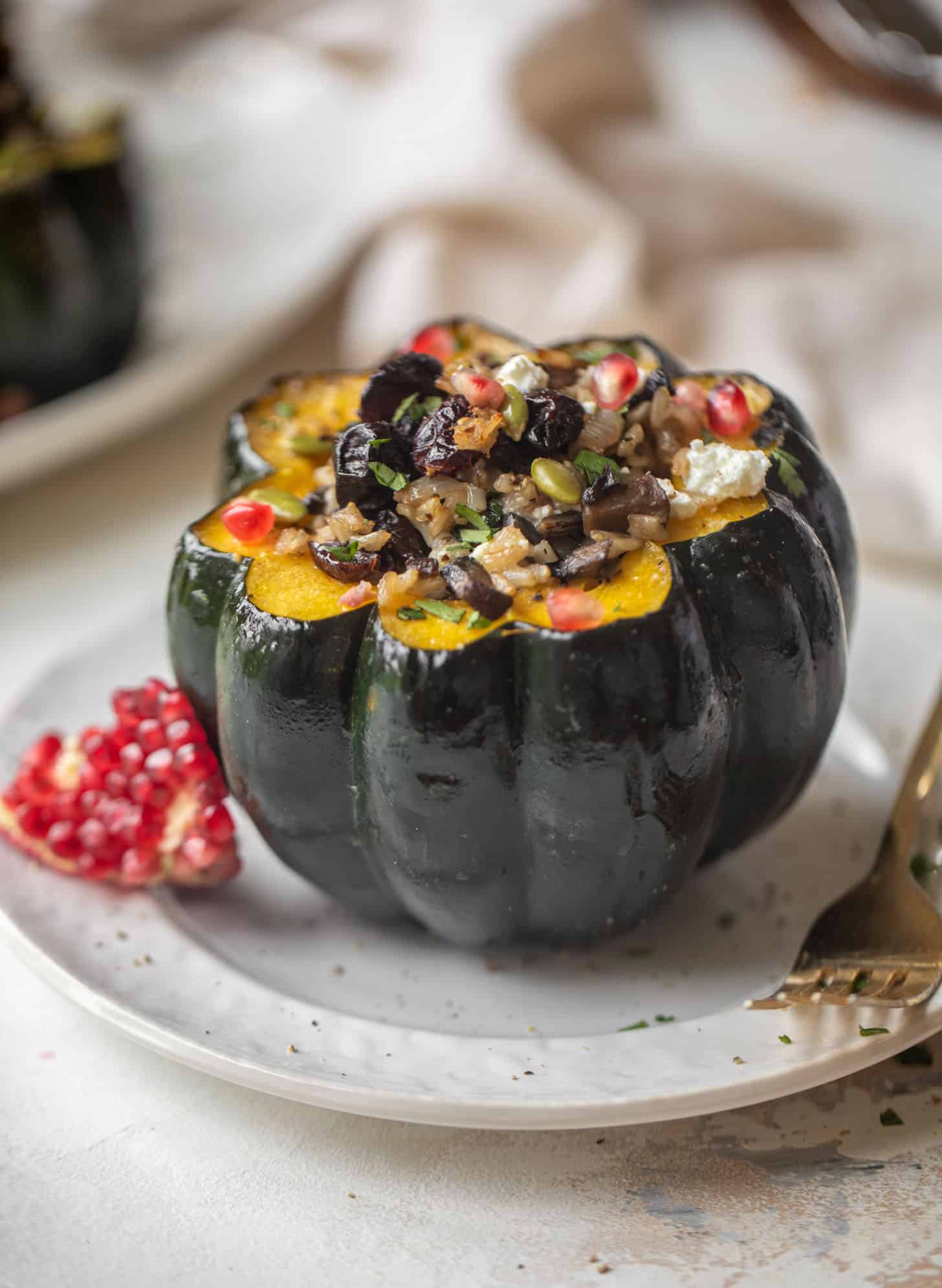 stuffed acorn squash