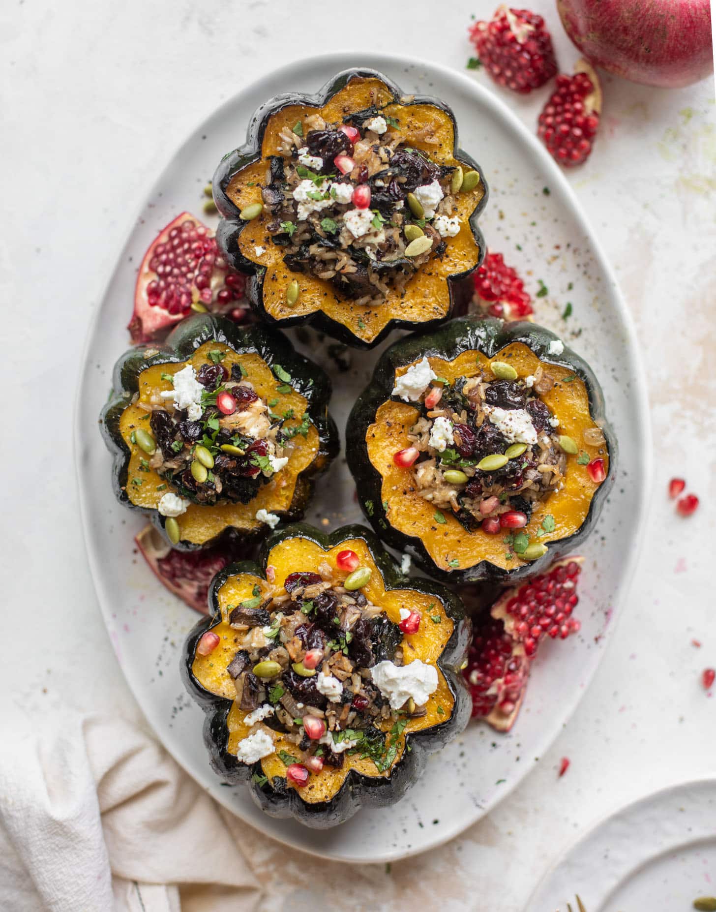 stuffed acorn squash