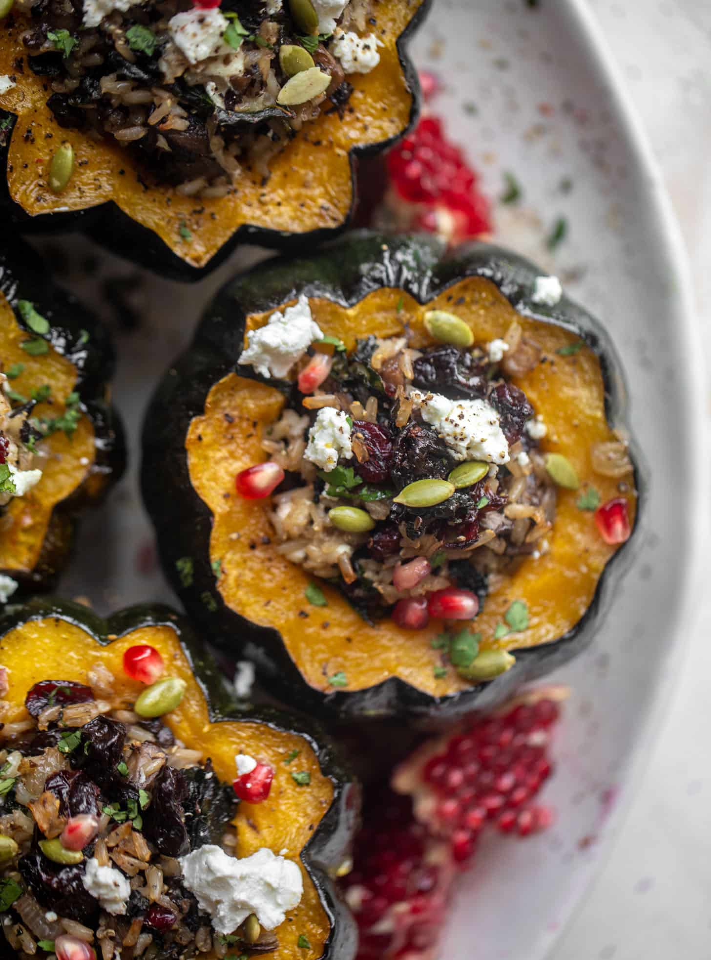 stuffed acorn squash