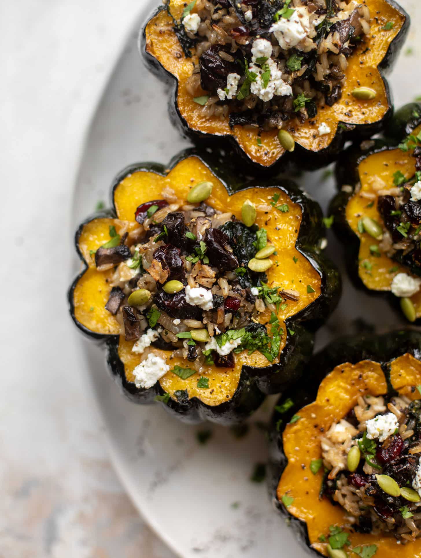 stuffed acorn squash