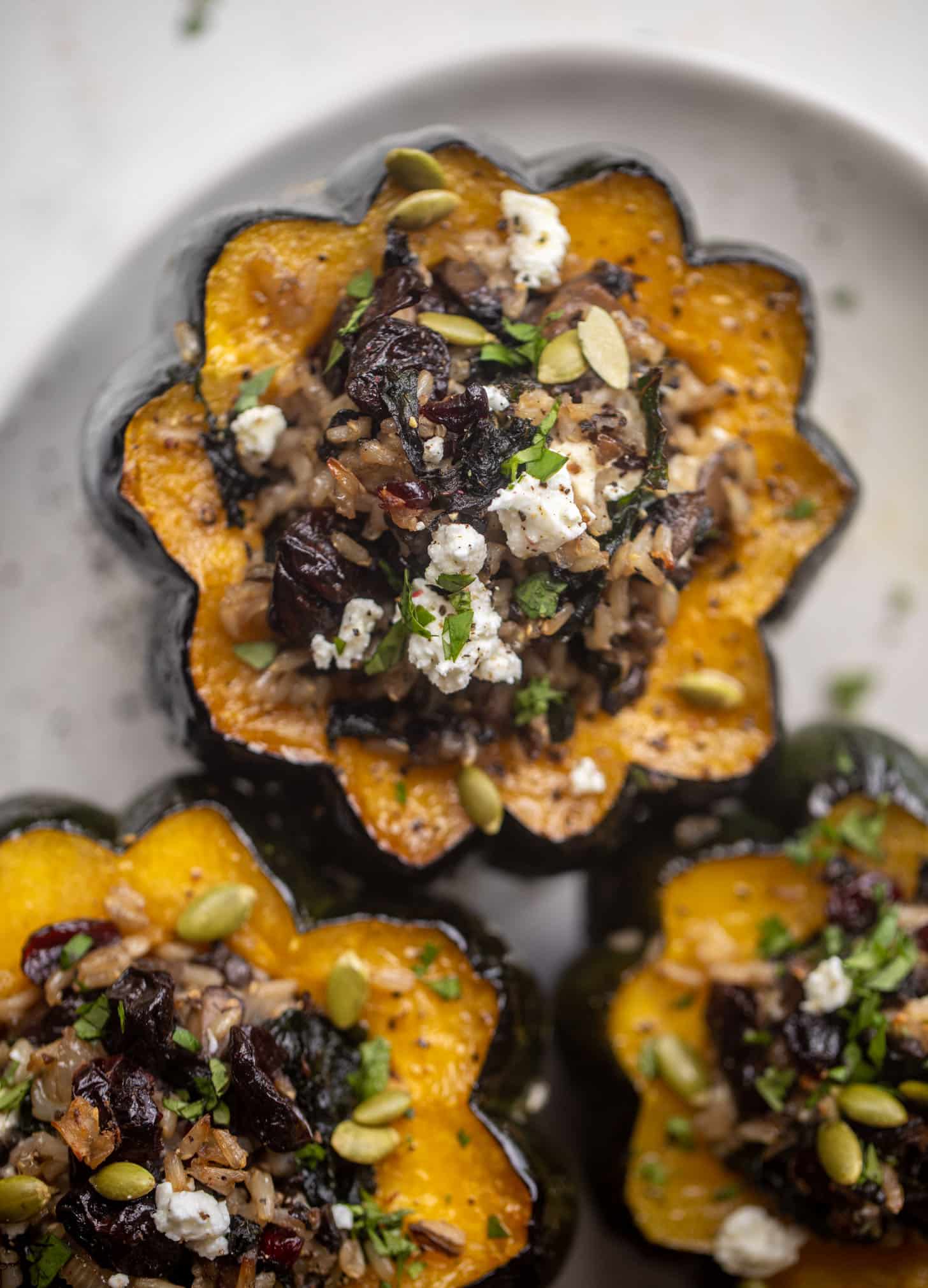 stuffed acorn squash