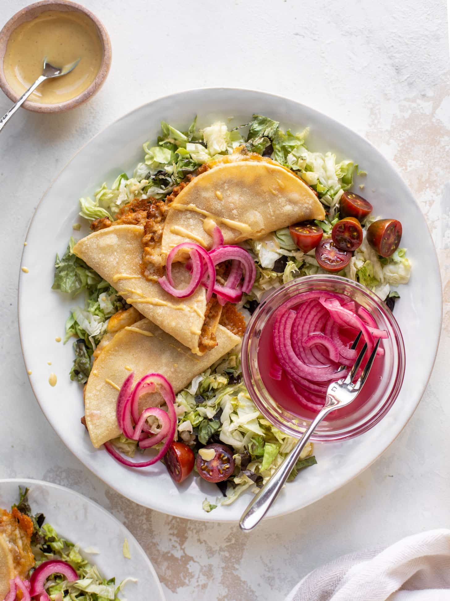 crispy baked cheeseburger tacos with house sauce