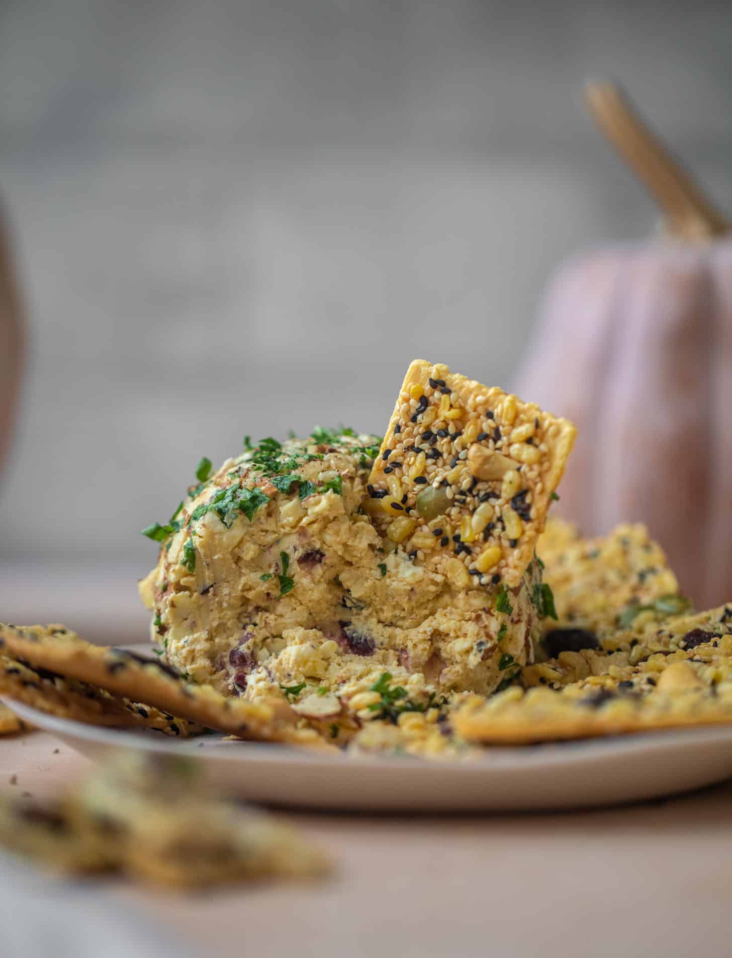 pumpkin cranberry cheeseball